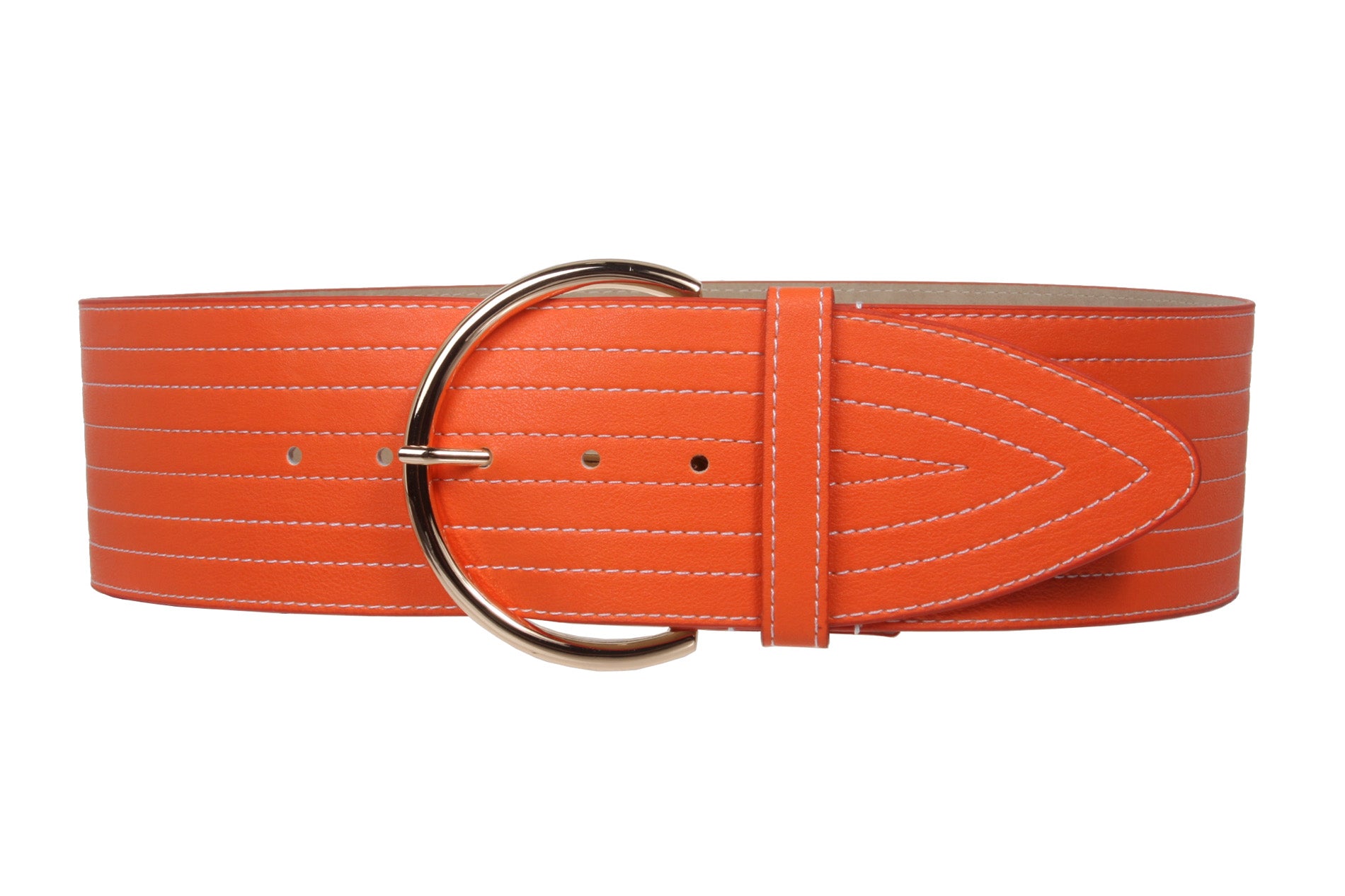 75mm Fashion Stitching Leather Belt - OnlineBelts