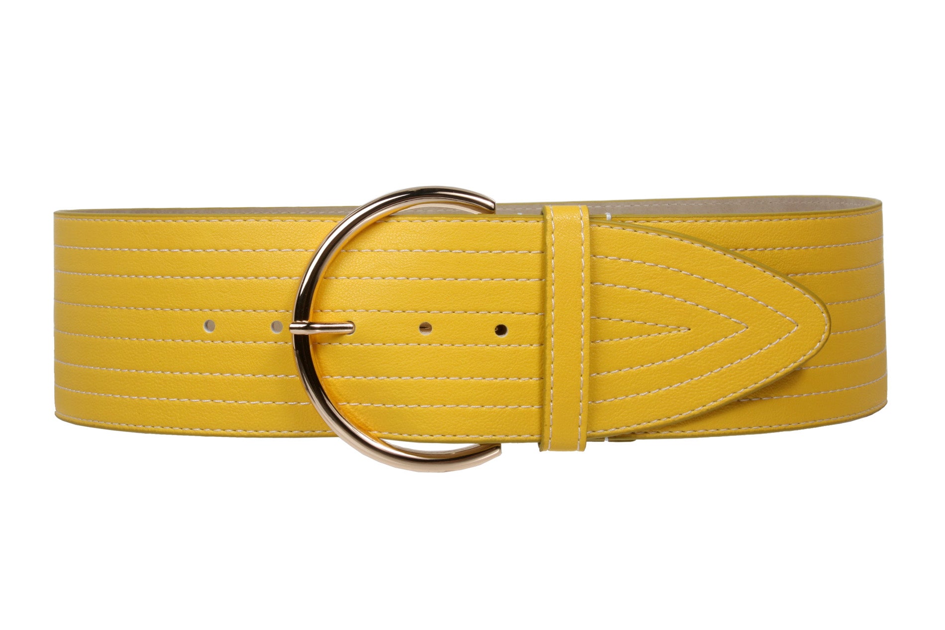 75mm Fashion Stitching Leather Belt - OnlineBelts