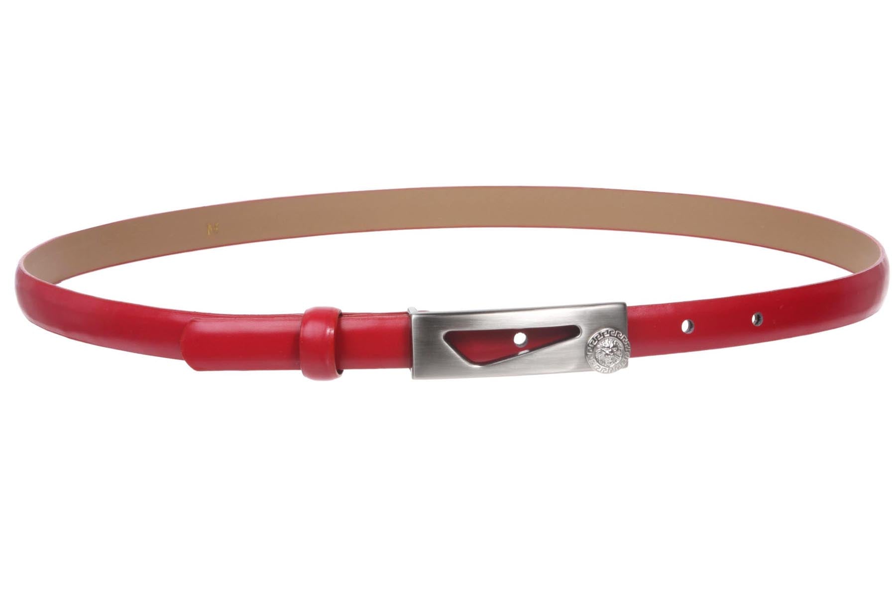 1/2" (14 mm) Women's Snap On Skinny Synthetic Plain Non Leather Fashion Dress Belt - OnlineBelts