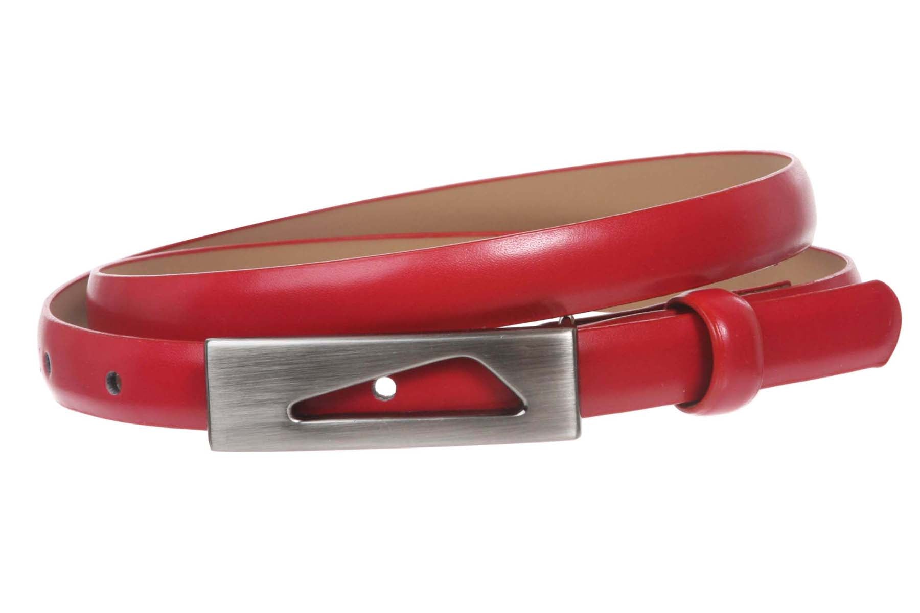 1/2" (14 mm) Women's Snap On Skinny Synthetic Plain Non Leather Fashion Dress Belt - OnlineBelts