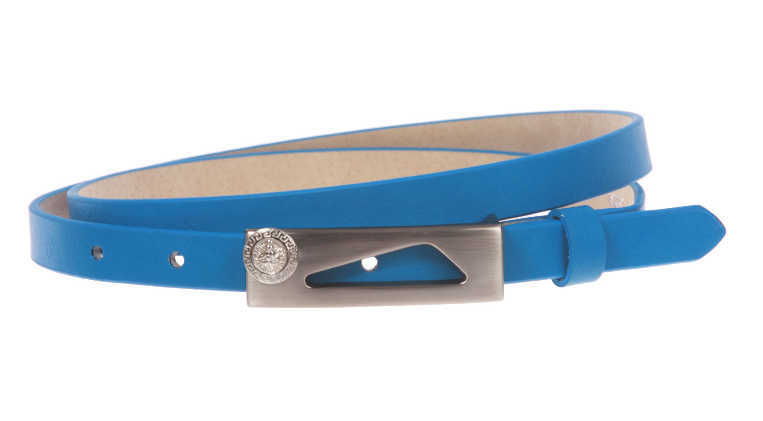 1/2" (14 mm) Women's Snap On Skinny Synthetic Plain Non Leather Fashion Dress Belt - OnlineBelts