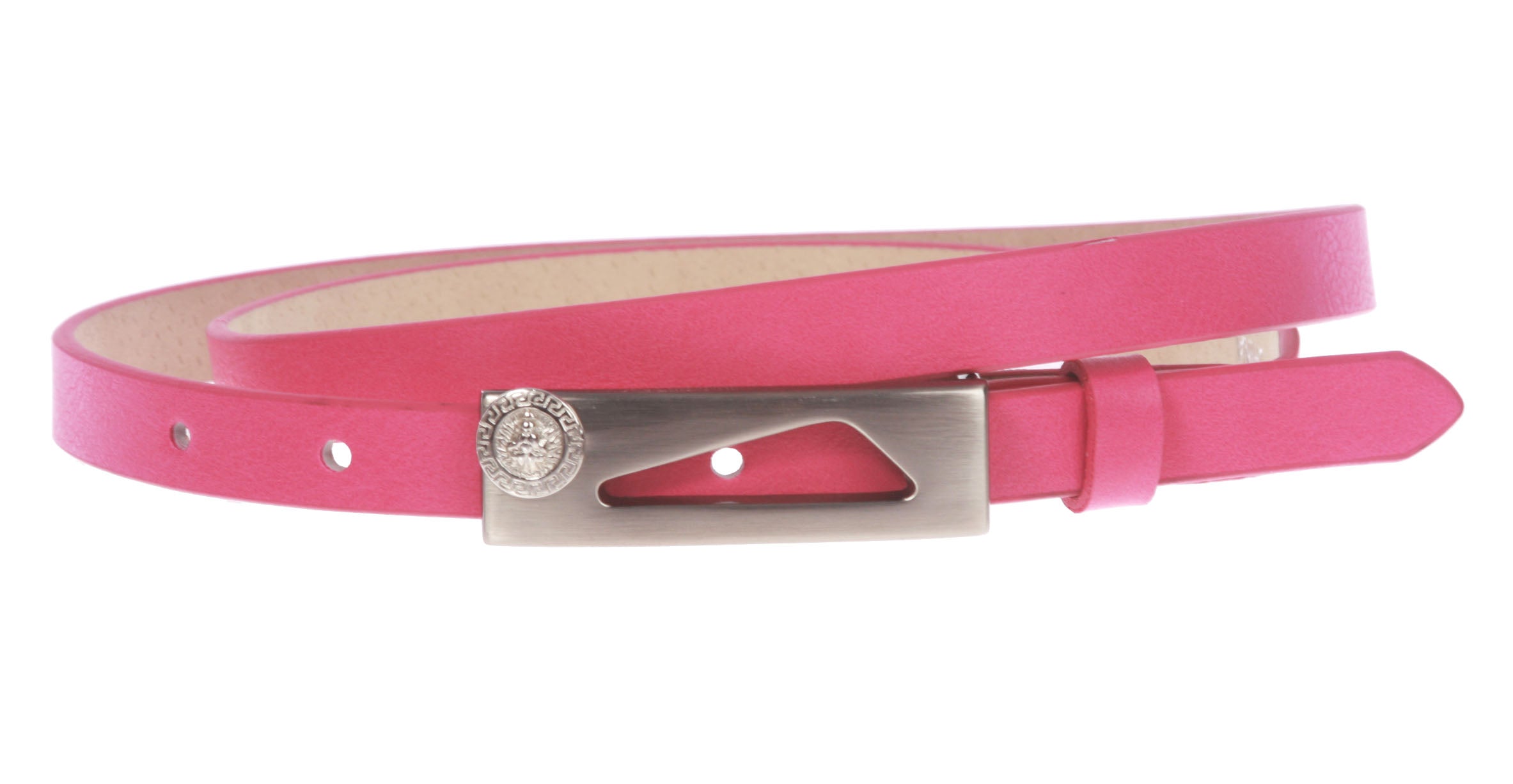 1/2" (14 mm) Women's Snap On Skinny Synthetic Plain Non Leather Fashion Dress Belt - OnlineBelts