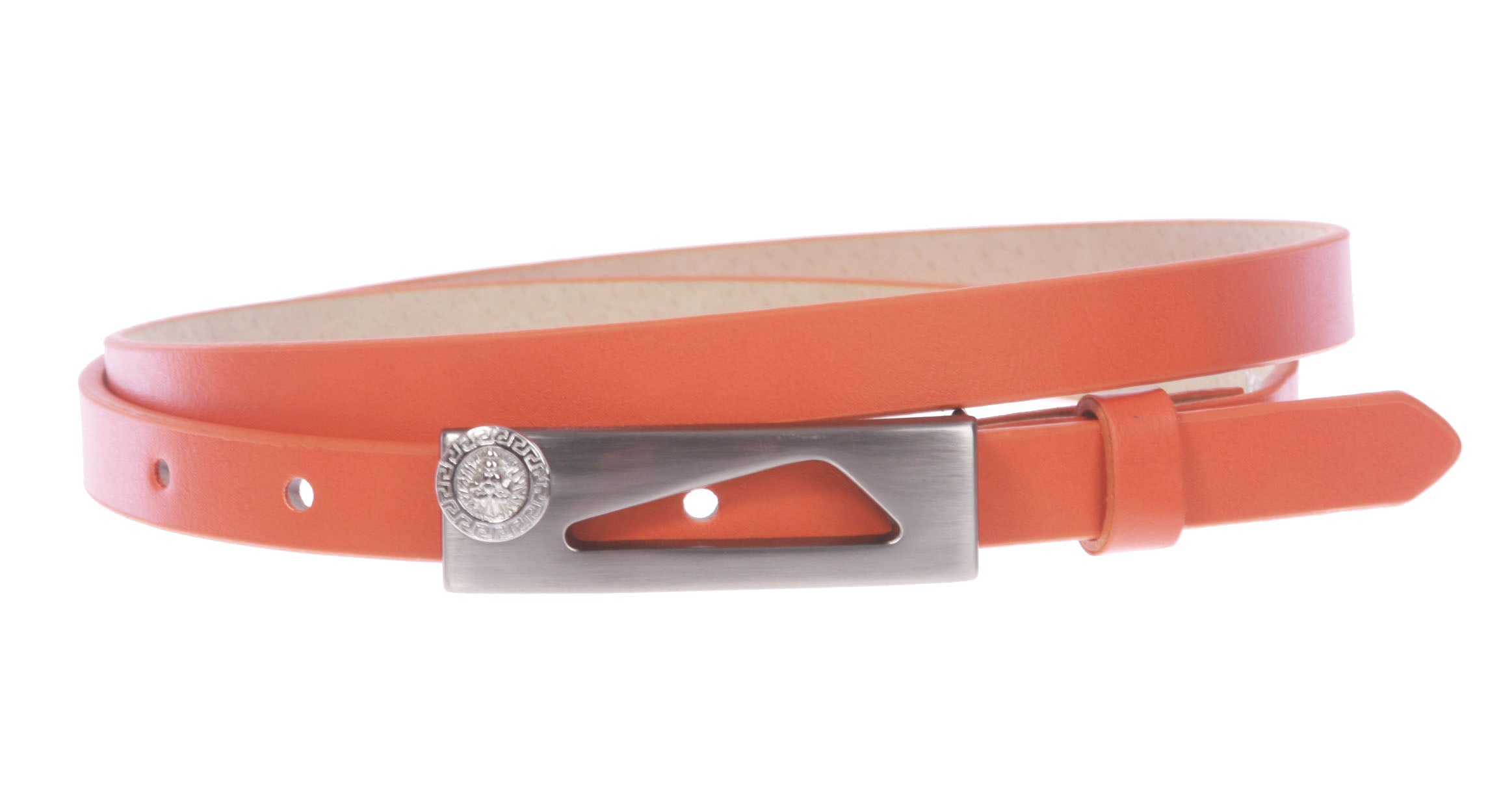 1/2" (14 mm) Women's Snap On Skinny Synthetic Plain Non Leather Fashion Dress Belt - OnlineBelts