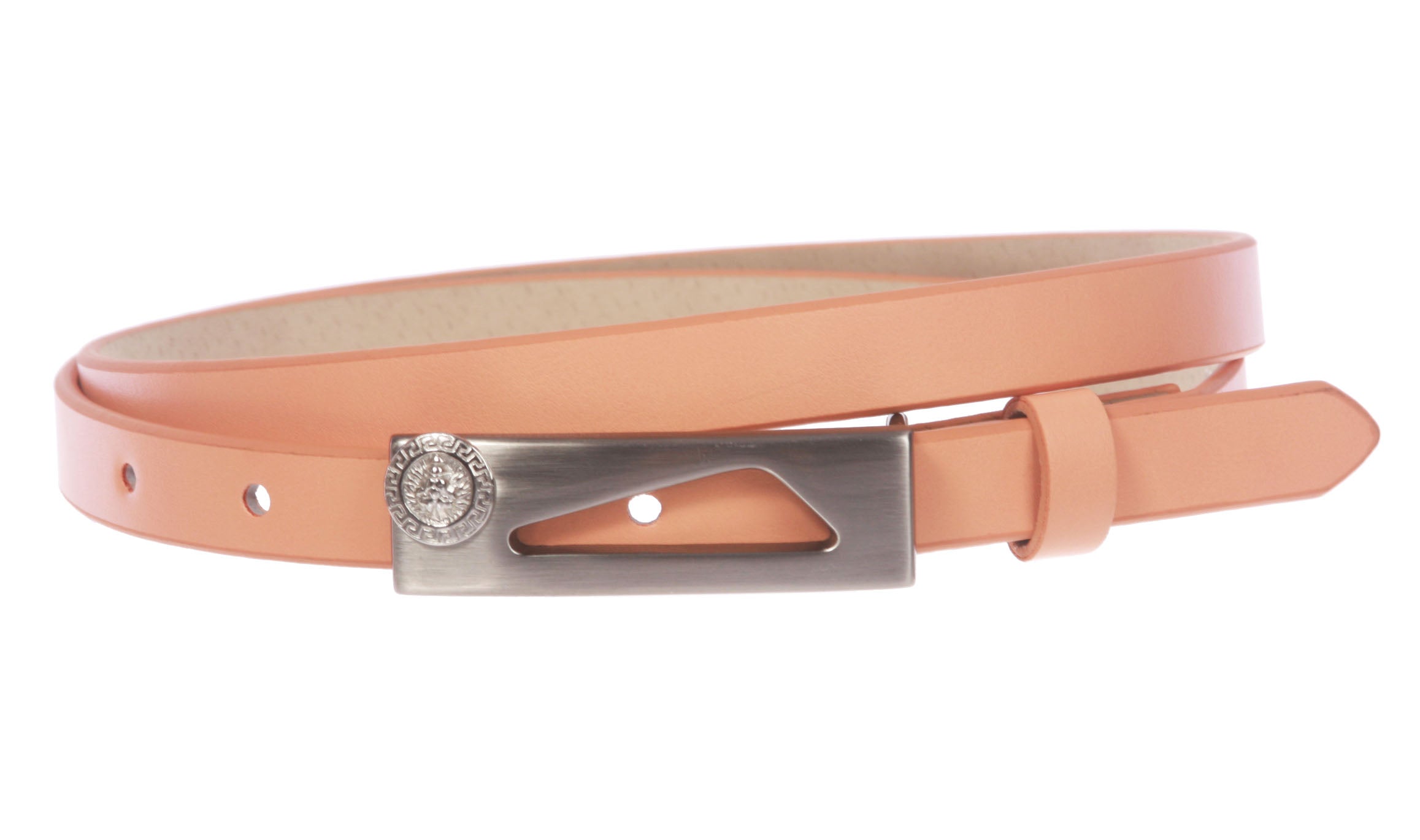 1/2" (14 mm) Women's Snap On Skinny Synthetic Plain Non Leather Fashion Dress Belt - OnlineBelts