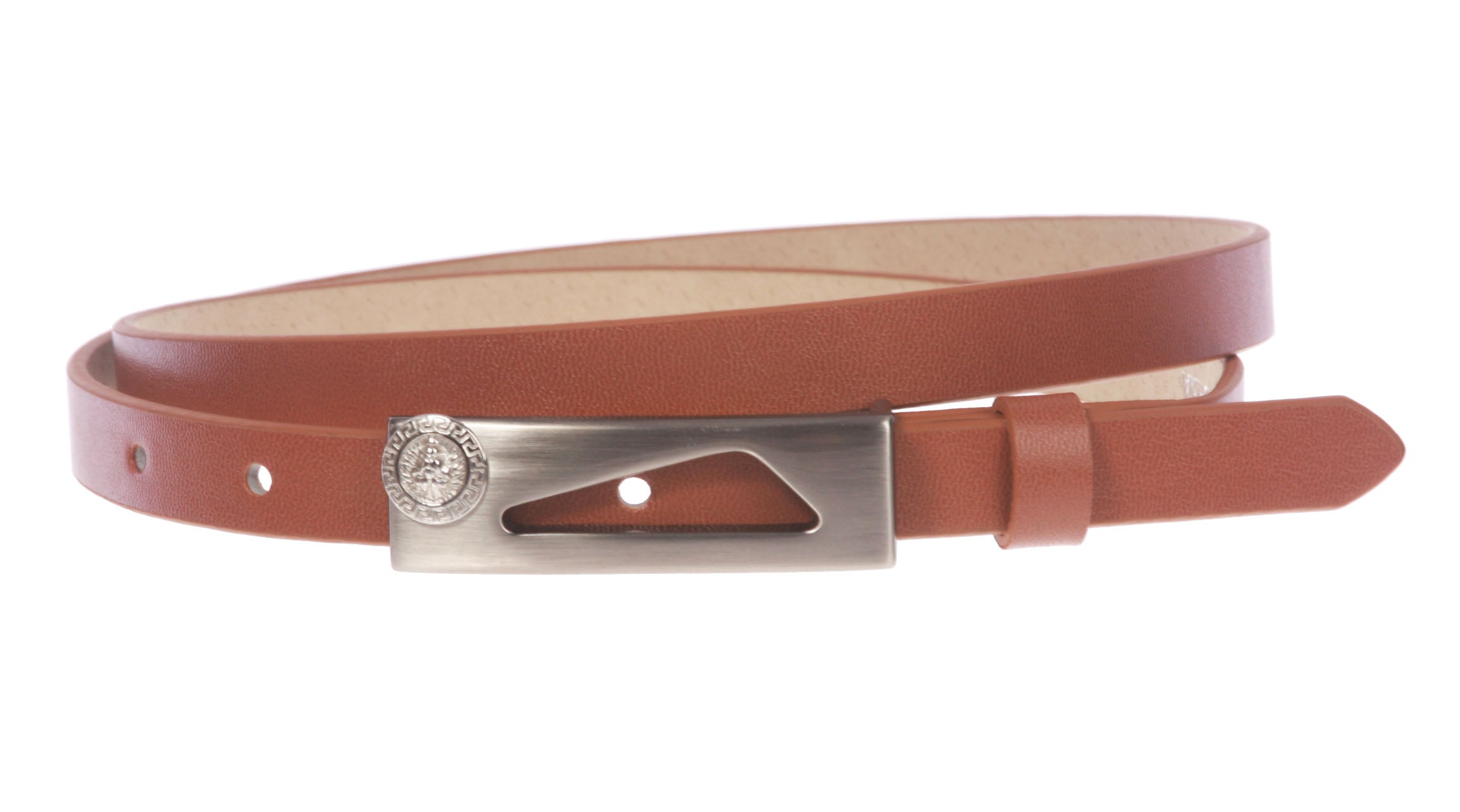 1/2" (14 mm) Women's Snap On Skinny Synthetic Plain Non Leather Fashion Dress Belt - OnlineBelts