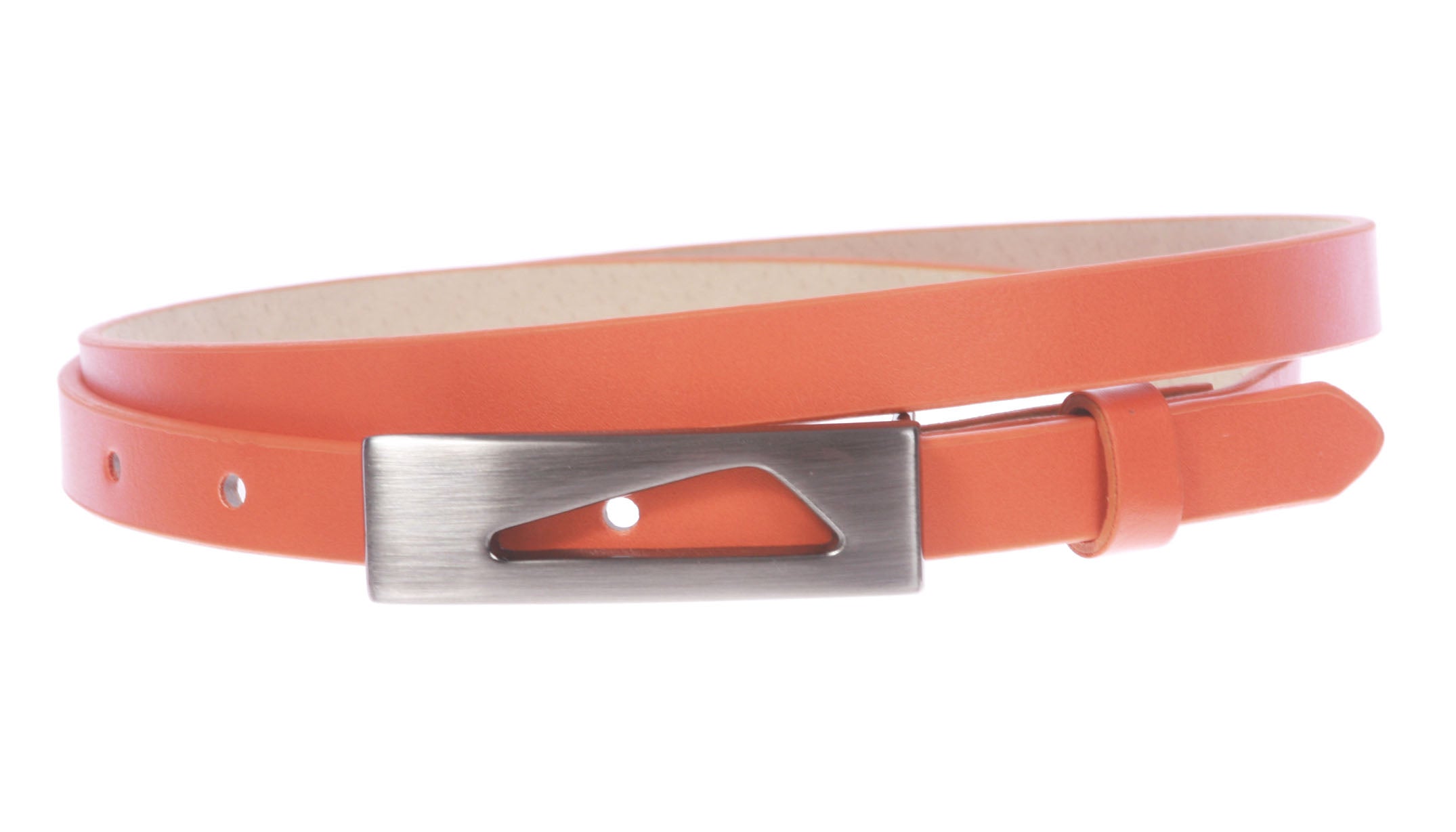 1/2" (14 mm) Women's Snap On Skinny Synthetic Plain Non Leather Fashion Dress Belt - OnlineBelts