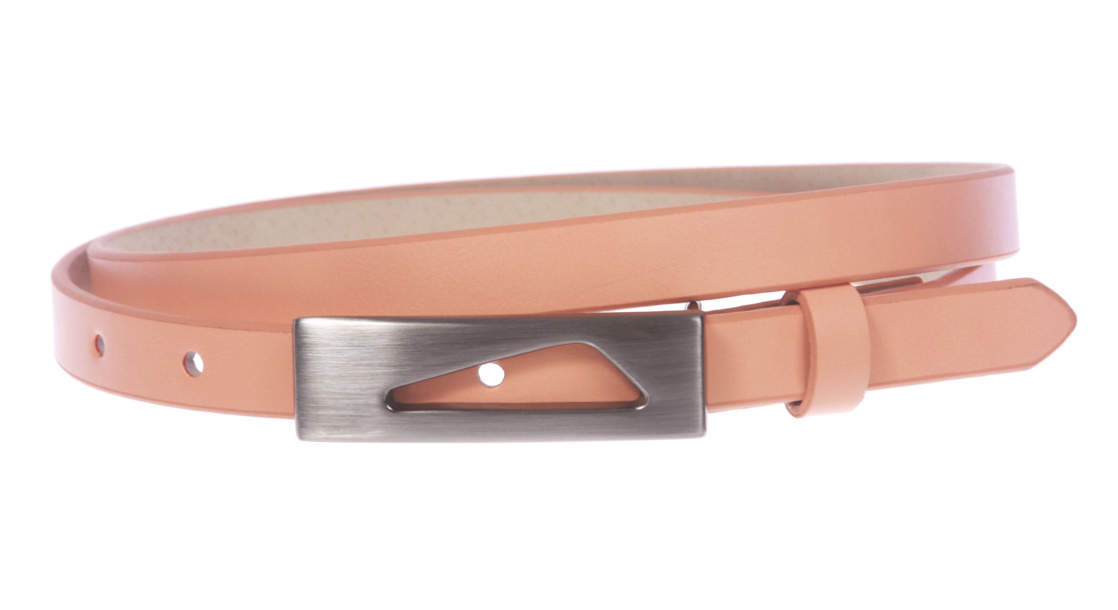 1/2" (14 mm) Women's Snap On Skinny Synthetic Plain Non Leather Fashion Dress Belt - OnlineBelts