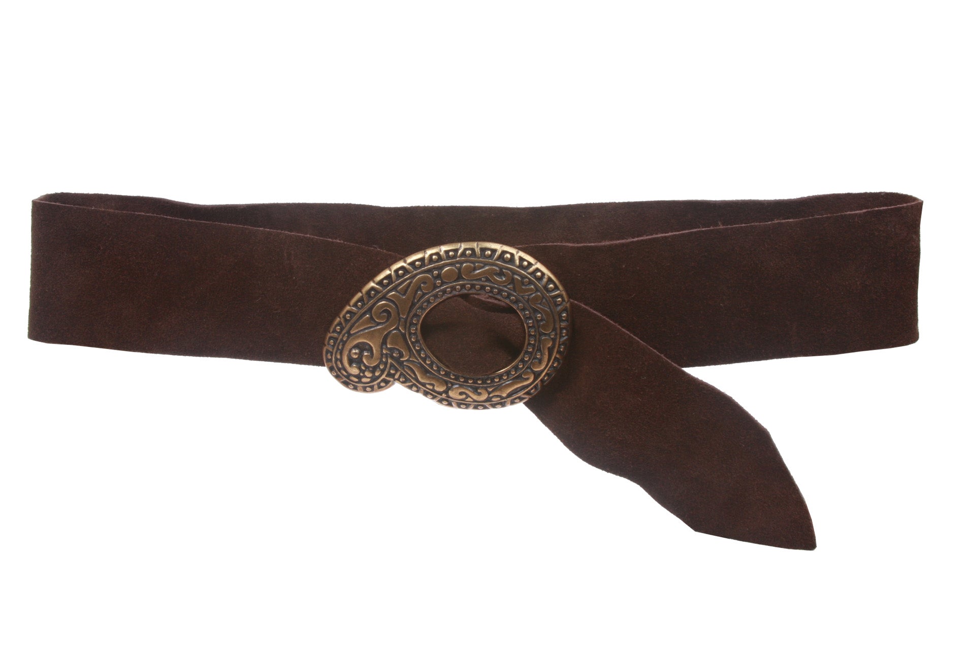 2 1/8" Womens High Waist Suede Leather Belt - OnlineBelts