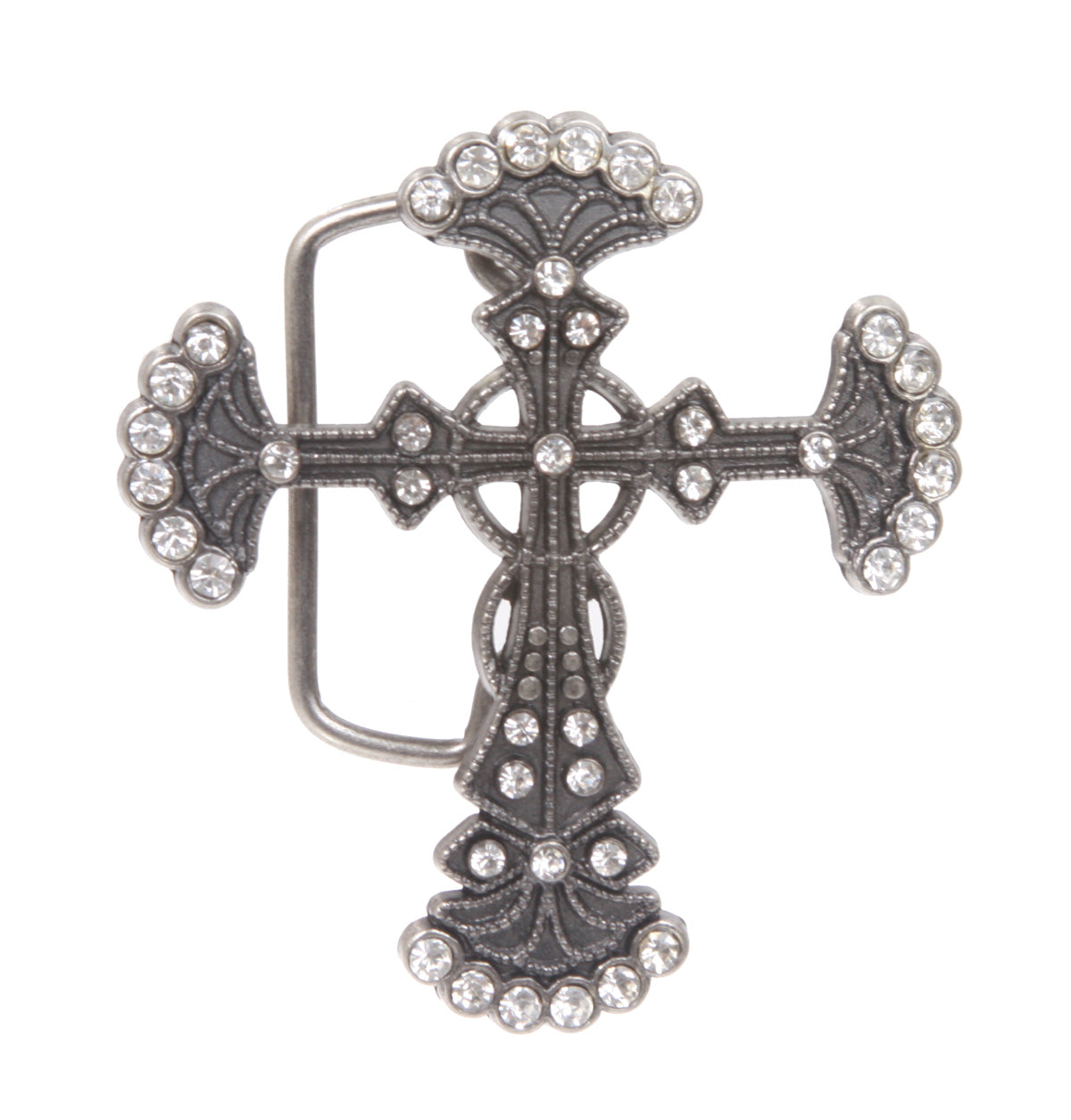 Christian Cross Rhinstone Belt Buckle - OnlineBelts