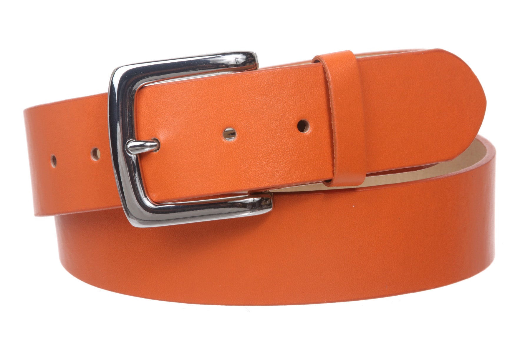 1 1/2" (38mm) Square Nickel Free Snap On Plain Non-Leather Jean Belt - OnlineBelts