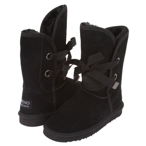 NINO Women's Cowhide Faux Shearling Boot - OnlineBelts