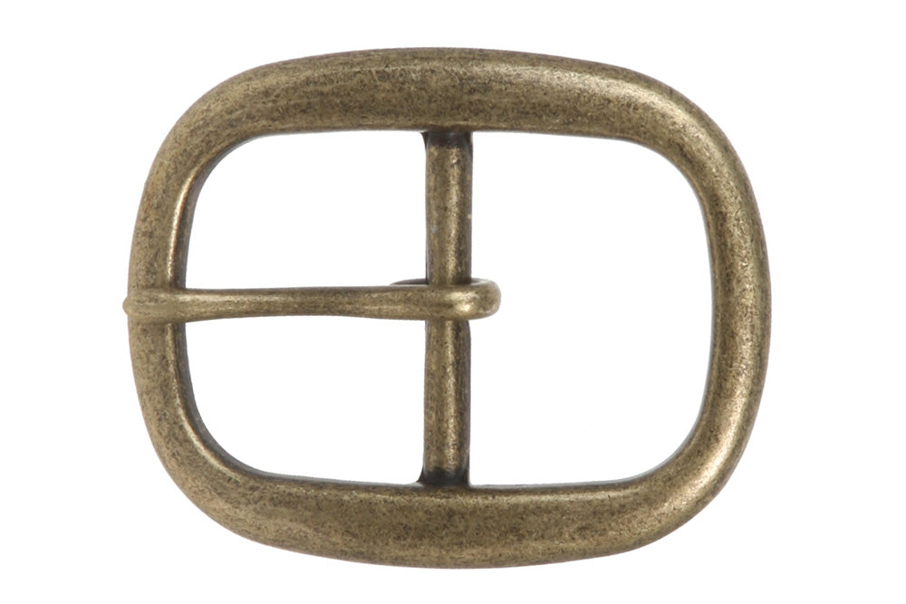 1 1/2 Inch Single Prong Oval Belt Buckle