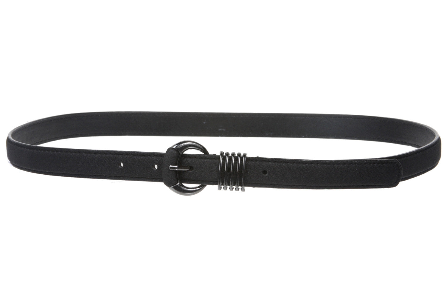 Ladies 20mm Plain Non Leather Skinny Belt - OnlineBelts