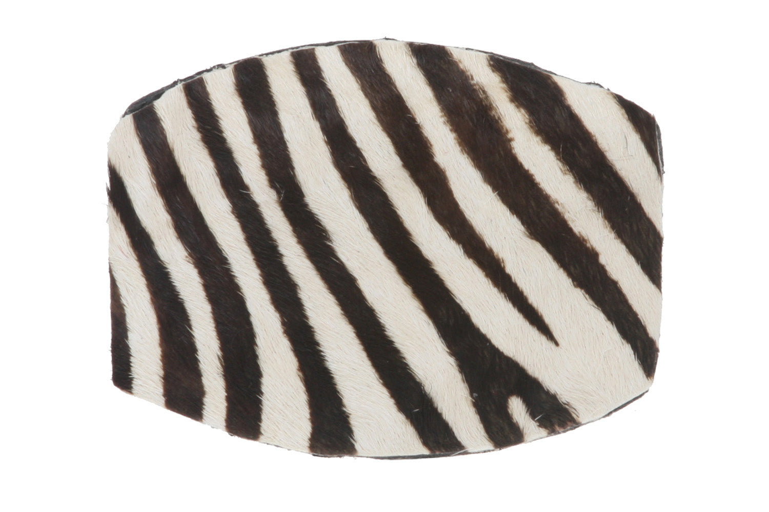 Genuine Calf Hair Print Leopard/Zebra Western Belt Buckle