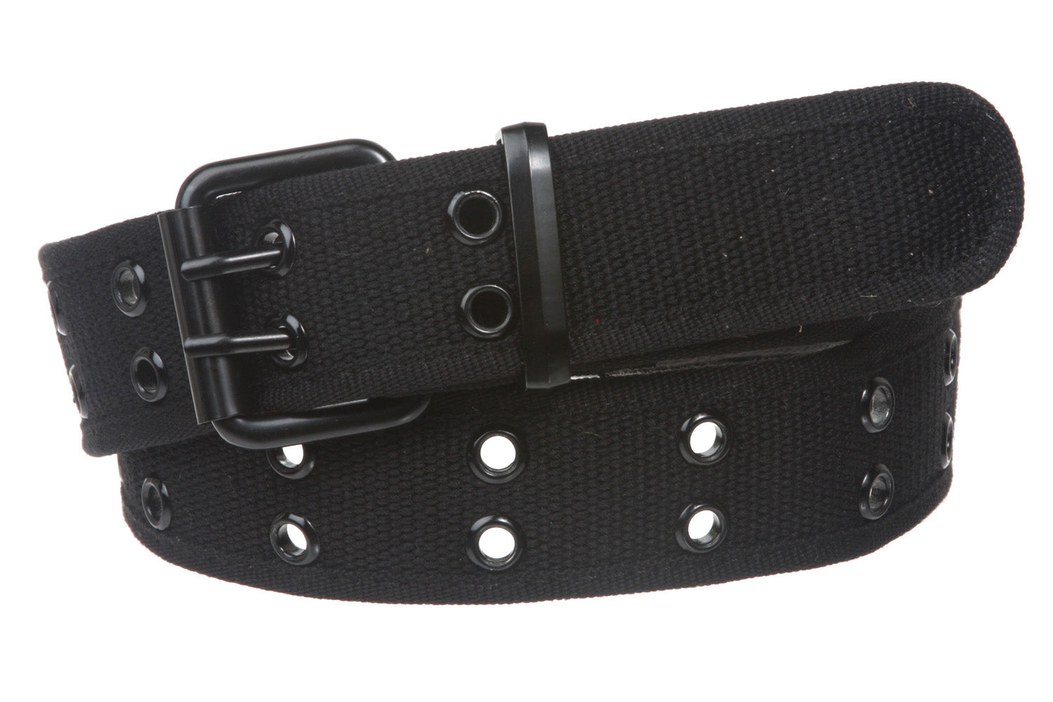 Big Tall Double Hole Grommets Canvas Web Belt Extra Large Plus Size - OnlineBelts