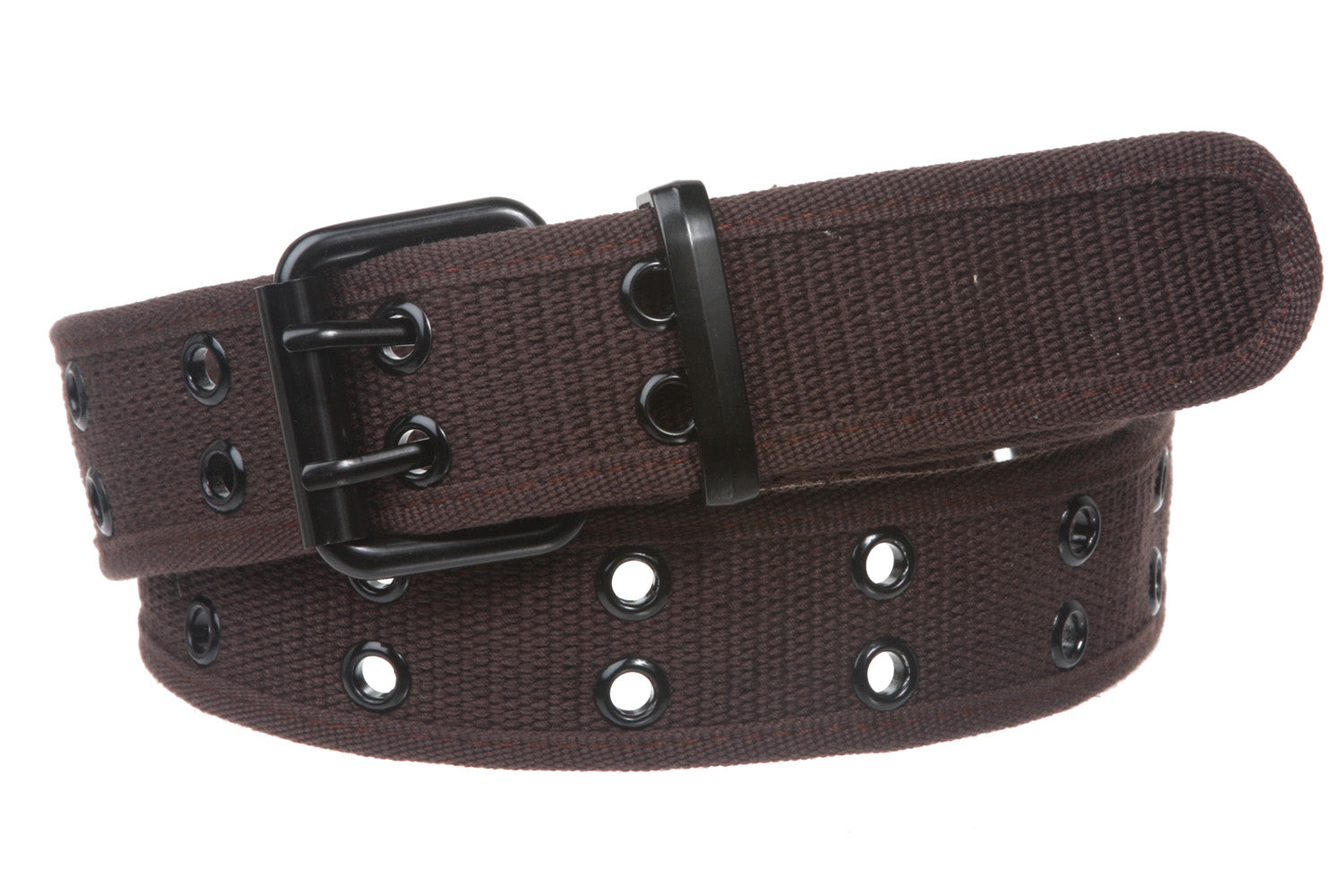 Big Tall Double Hole Grommets Canvas Web Belt Extra Large Plus Size - OnlineBelts
