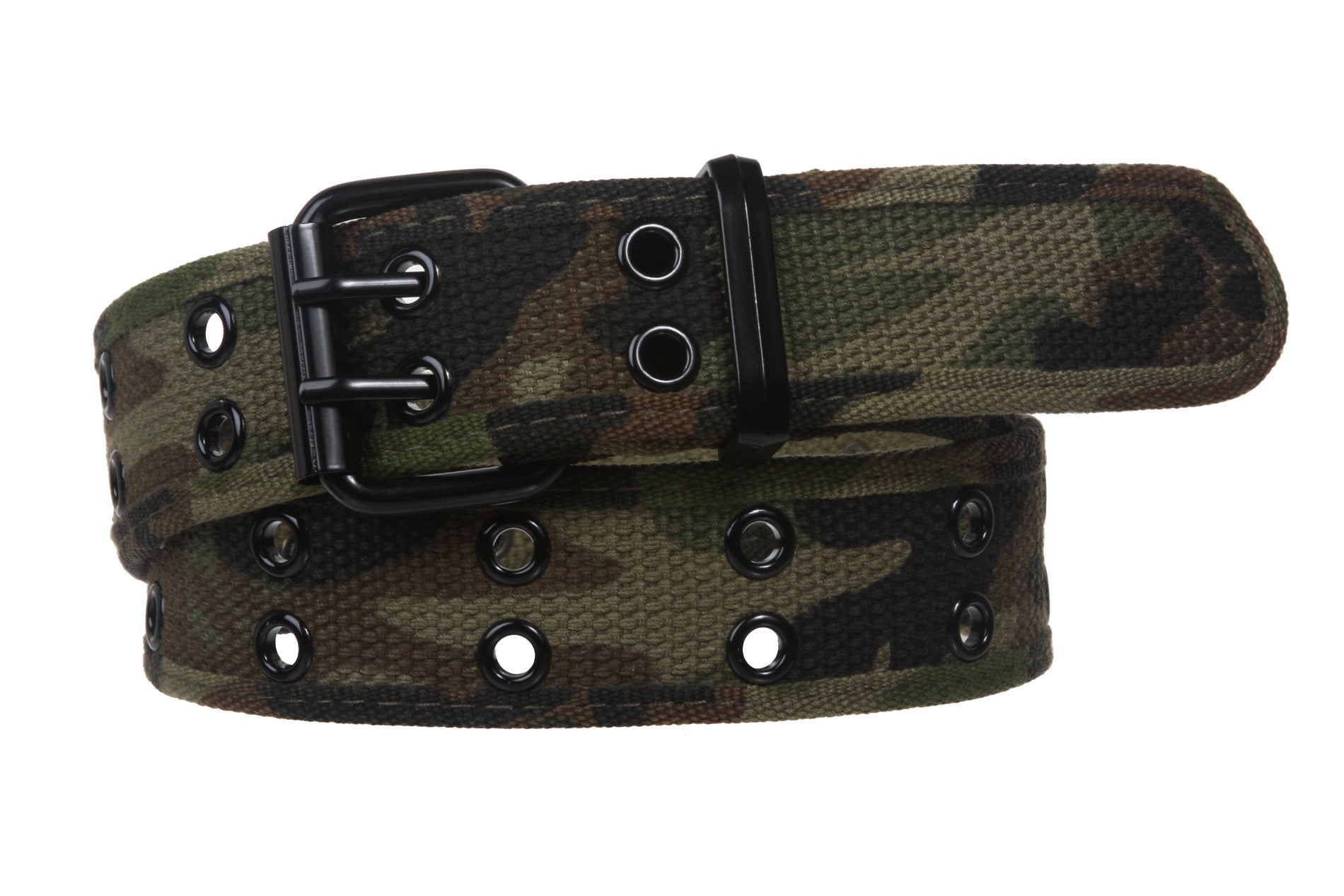 Double Hole Grommets Canvas Web Belt - OnlineBelts