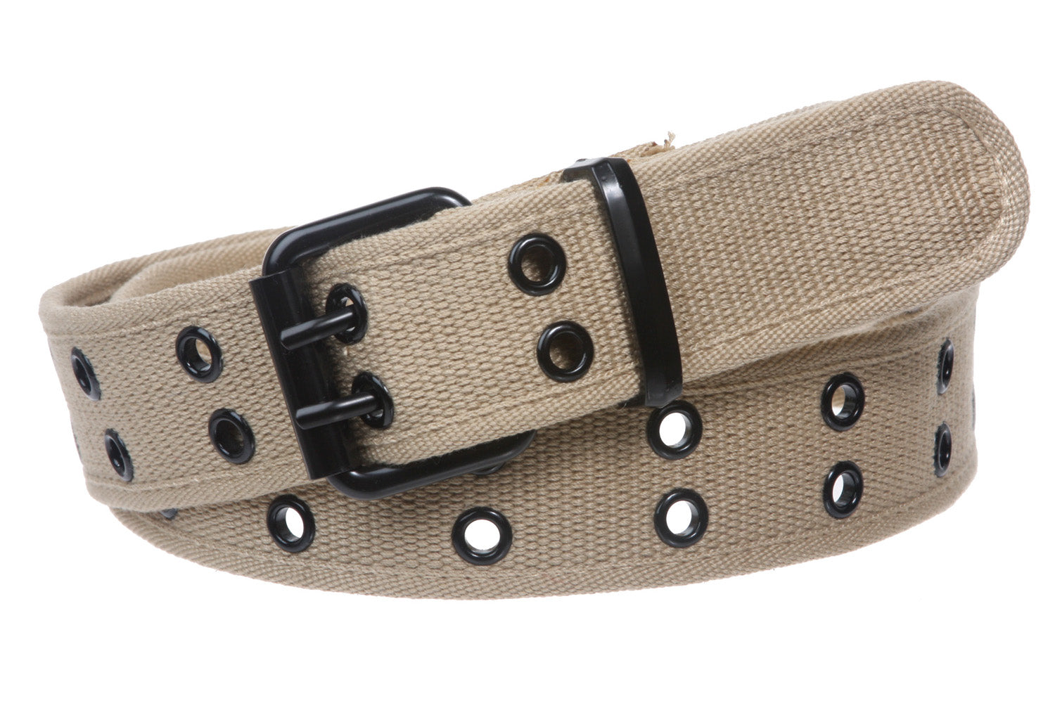 Big Tall Double Hole Grommets Canvas Web Belt Extra Large Plus Size - OnlineBelts