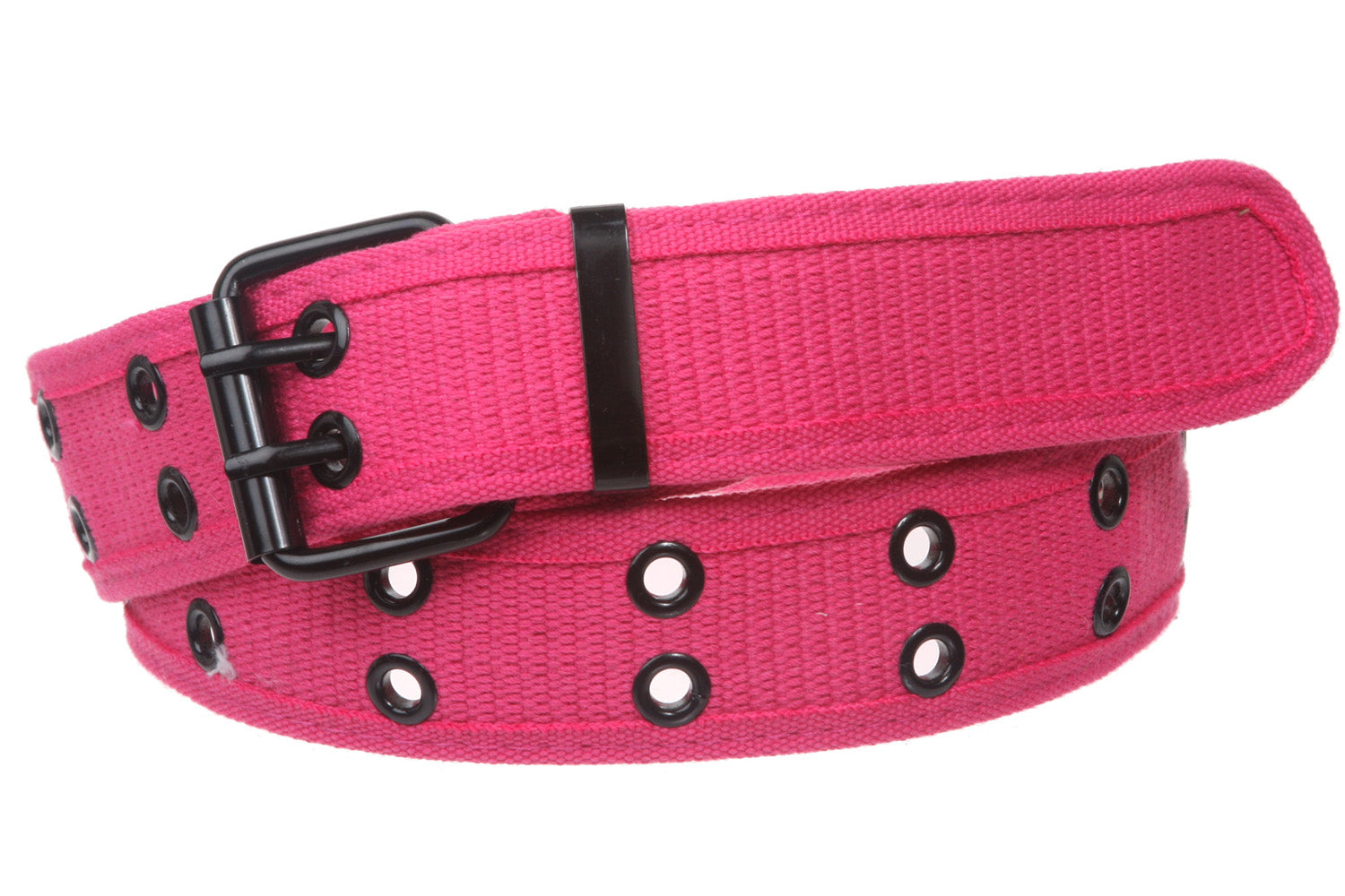 Double Hole Grommets Canvas Web Belt - OnlineBelts