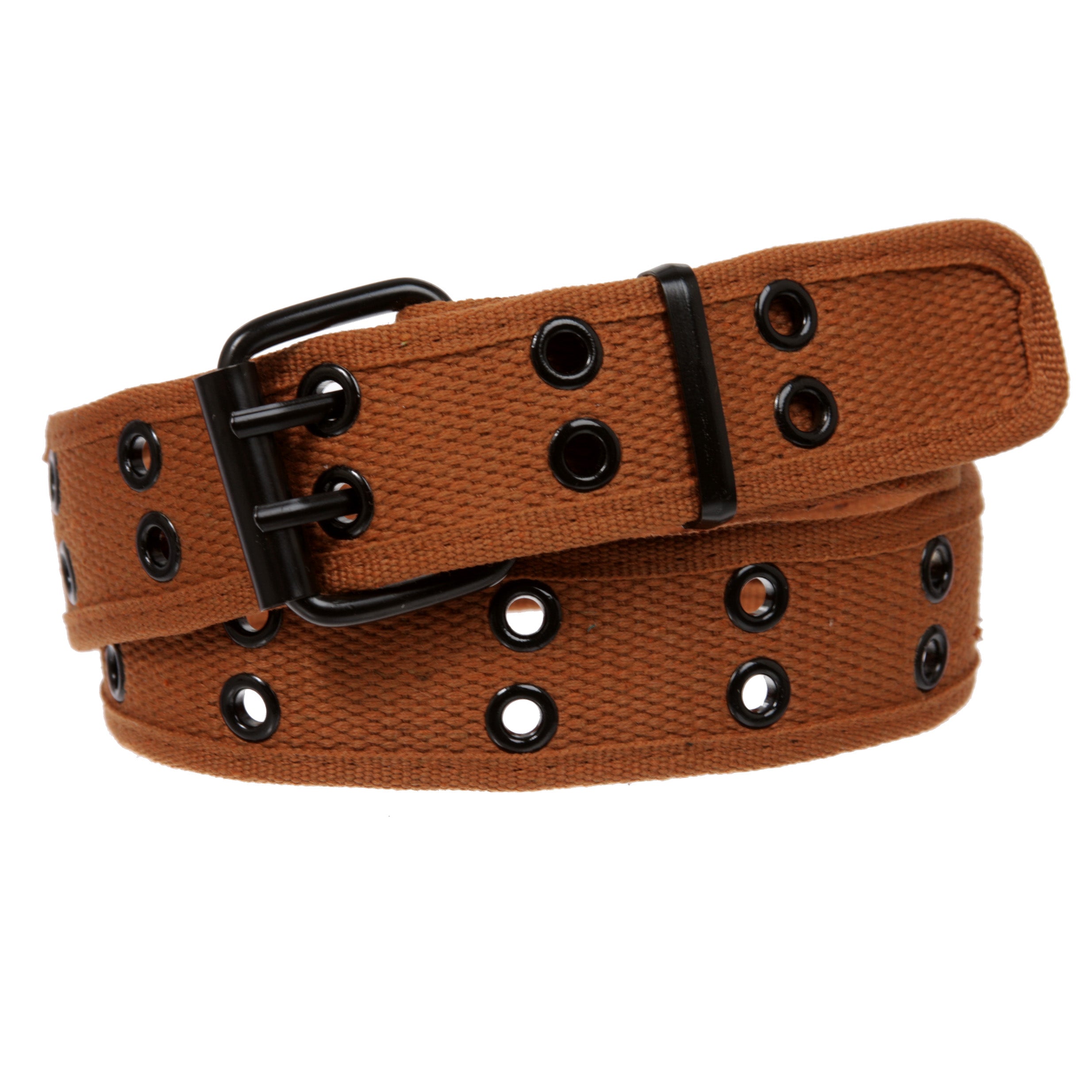 Double Hole Grommets Canvas Web Belt - OnlineBelts