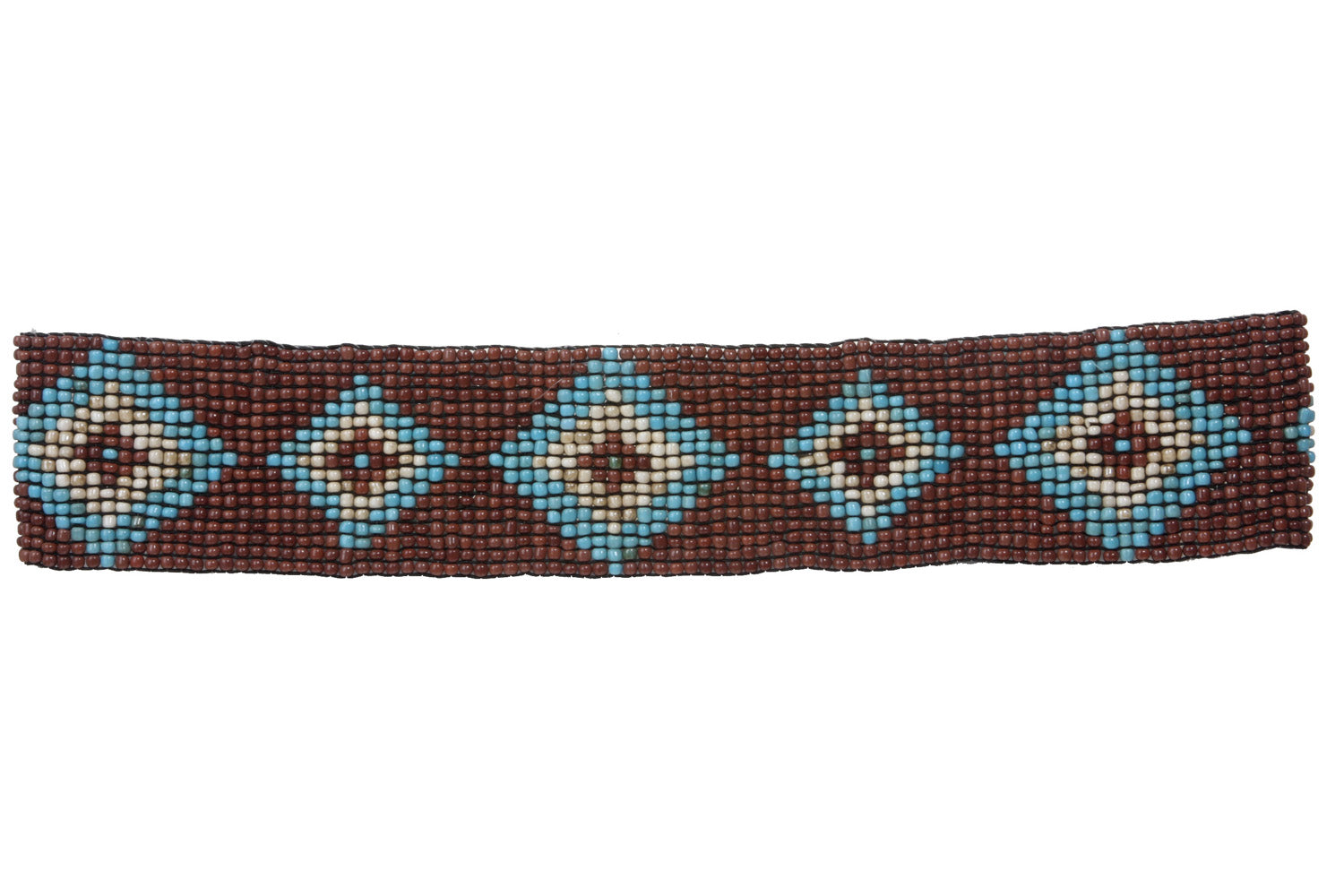Diamond Pattern Southwest Beaded Stretch Belt - OnlineBelts