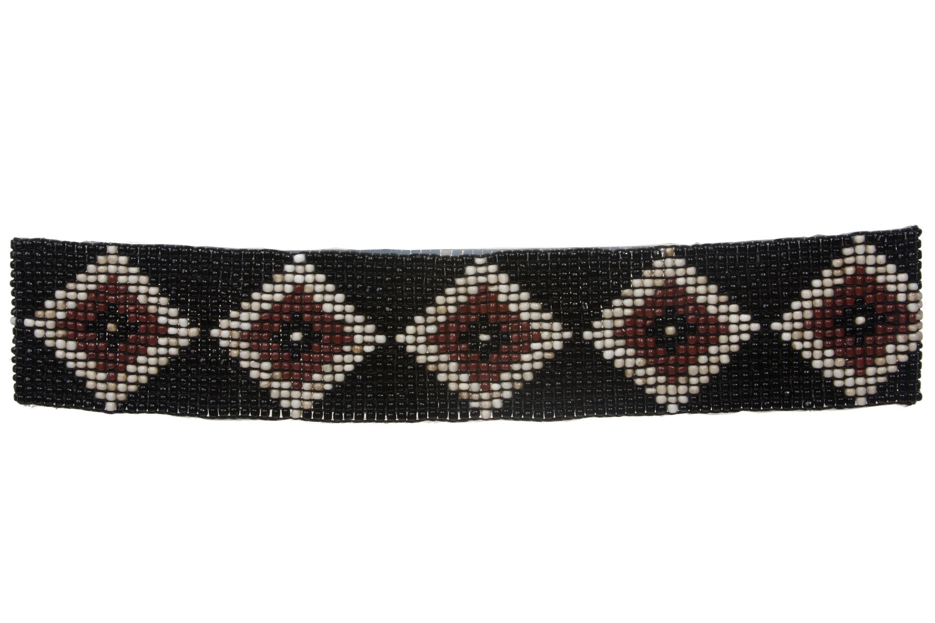 Diamond Pattern Southwest Beaded Stretch Belt - OnlineBelts