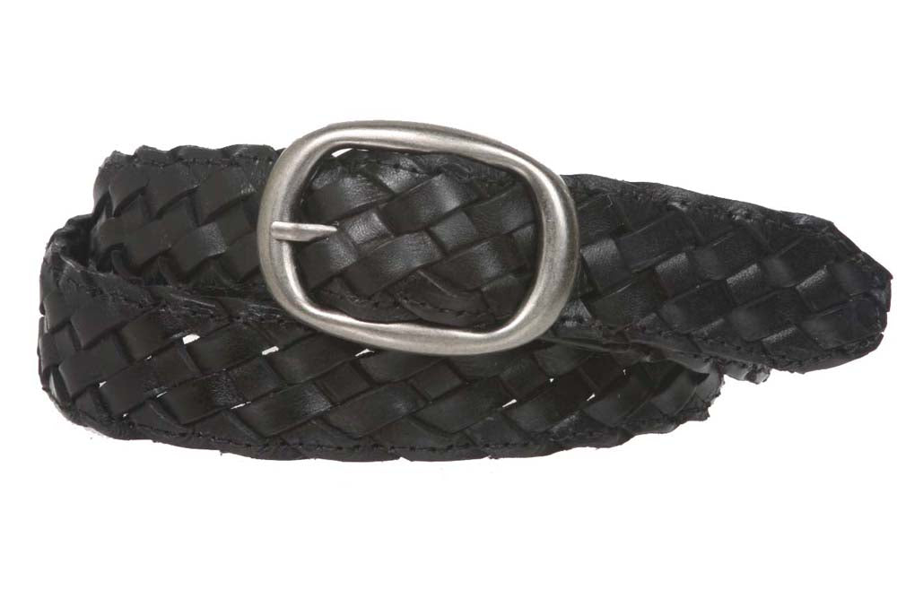 1 1/4" Women's Braided Woven Leather Belt - OnlineBelts