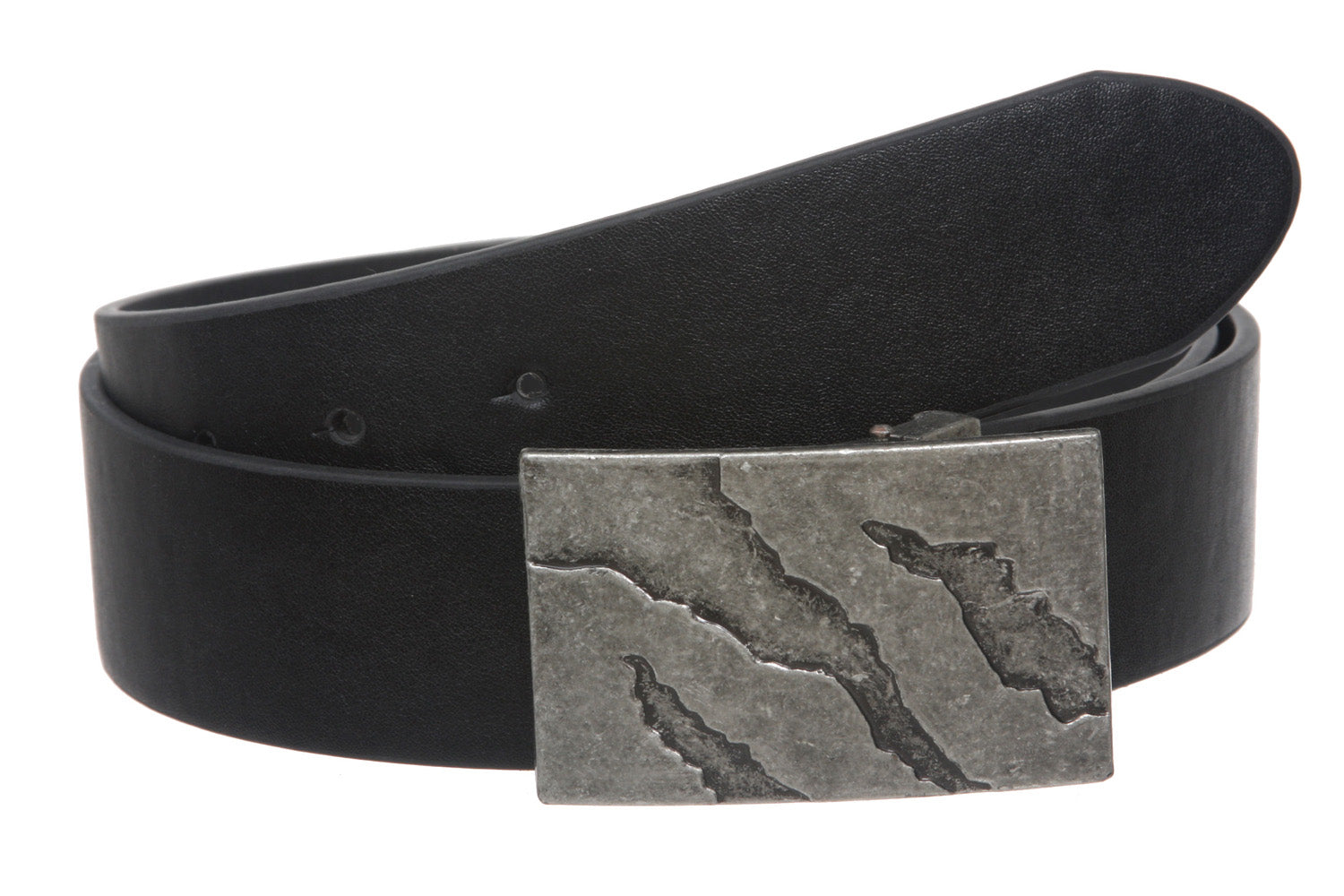 1 1/2" Clamp On Rectangular Buckle with Free Belt Strap - OnlineBelts