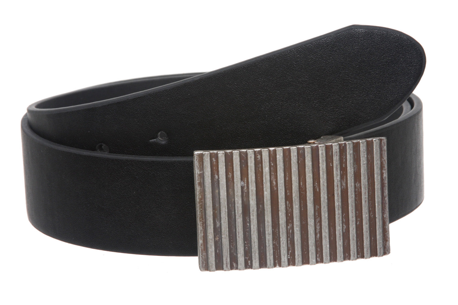 1 1/2" Clamp On Rectangular Buckle with Free Belt Strap - OnlineBelts