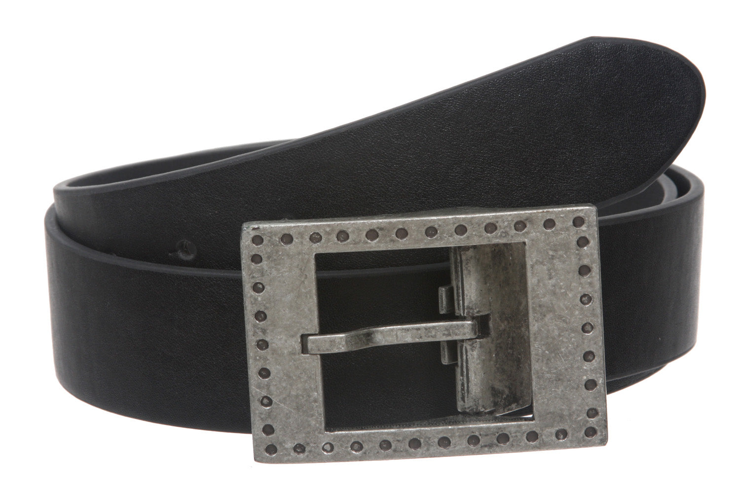 1 1/2" Clamp On Rectangular Single Prong Buckle with Free Belt Strap - OnlineBelts