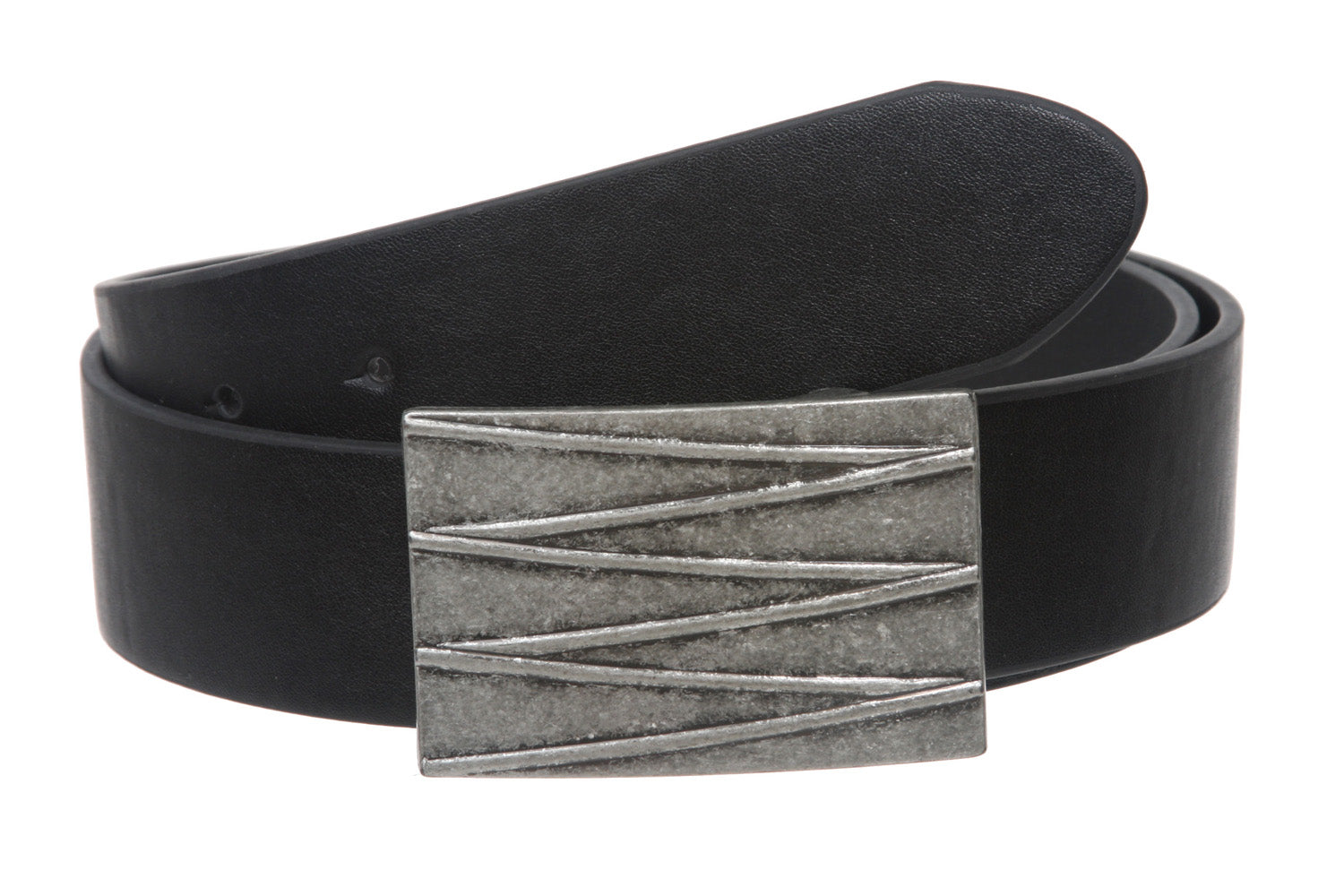 1 1/2" Clamp On Rectangular Buckle with Free Belt Strap - OnlineBelts