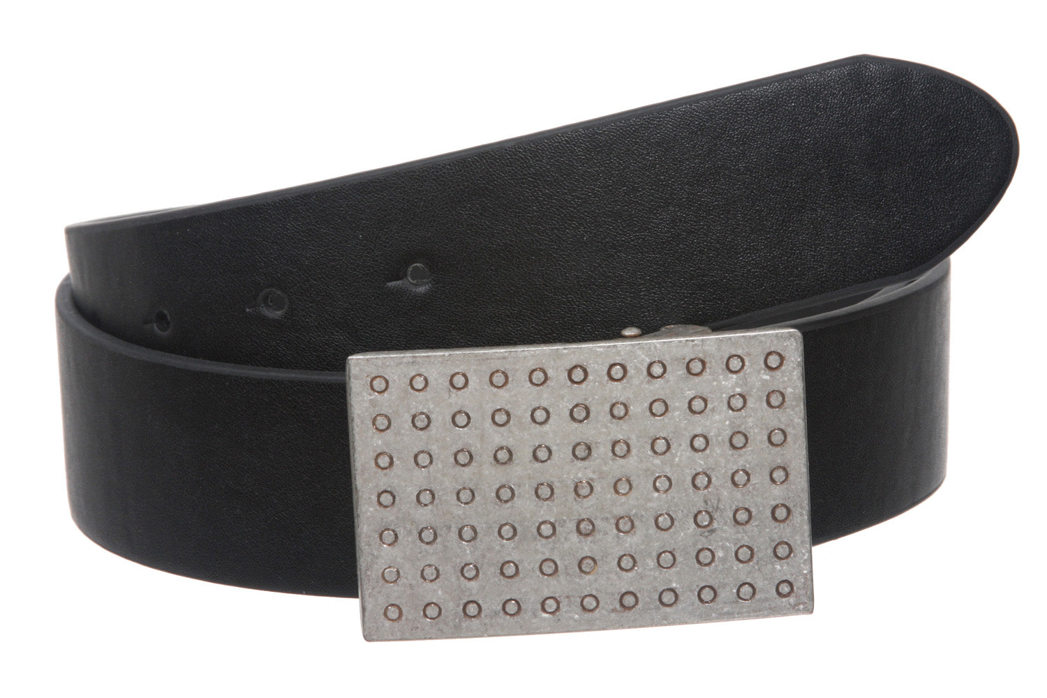 1 1/2" Clamp On Rectangular Buckle with Free Belt Strap - OnlineBelts