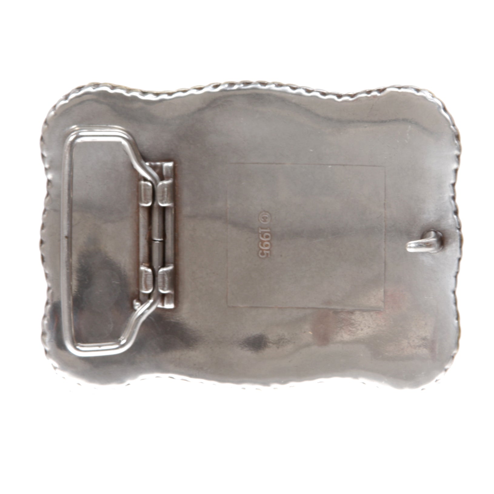 Western Longhorn Engraved Belt Buckle