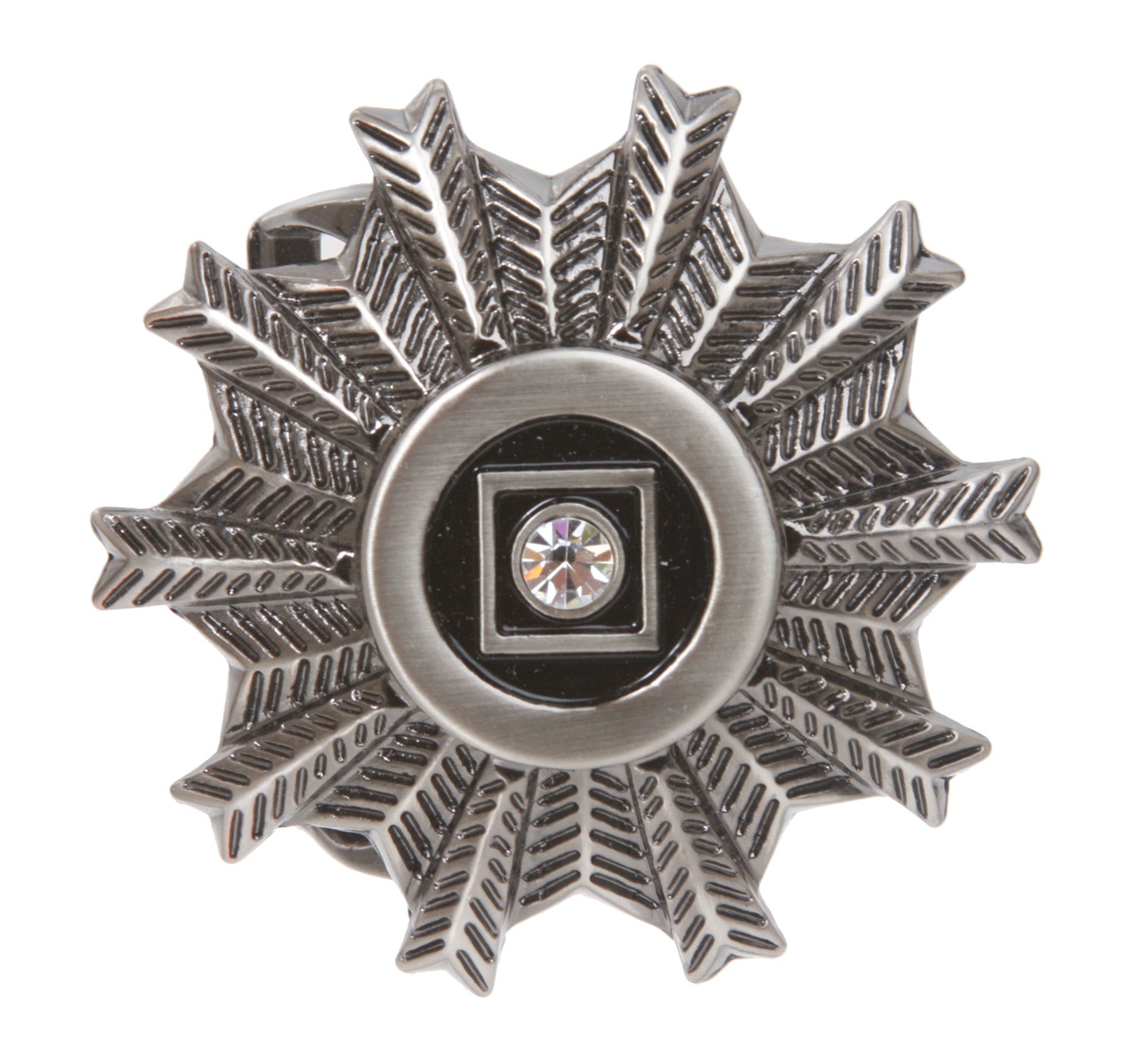 Rhinestone Flower Belt Buckle - OnlineBelts