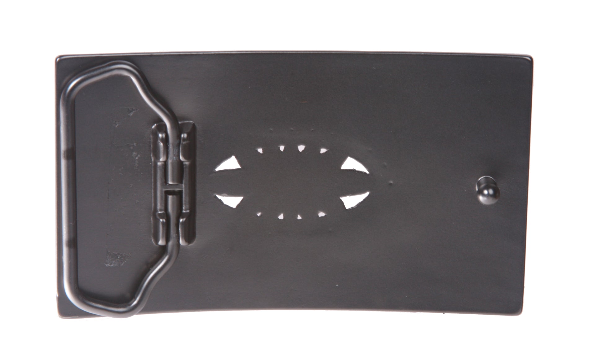 Rectangular Rhinestone Flower Belt Buckle