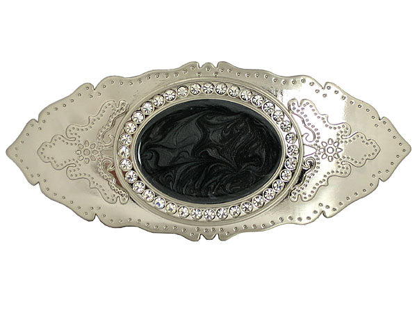 Western Enamel-Painted Flower Rhinestone Belt Buckle - OnlineBelts