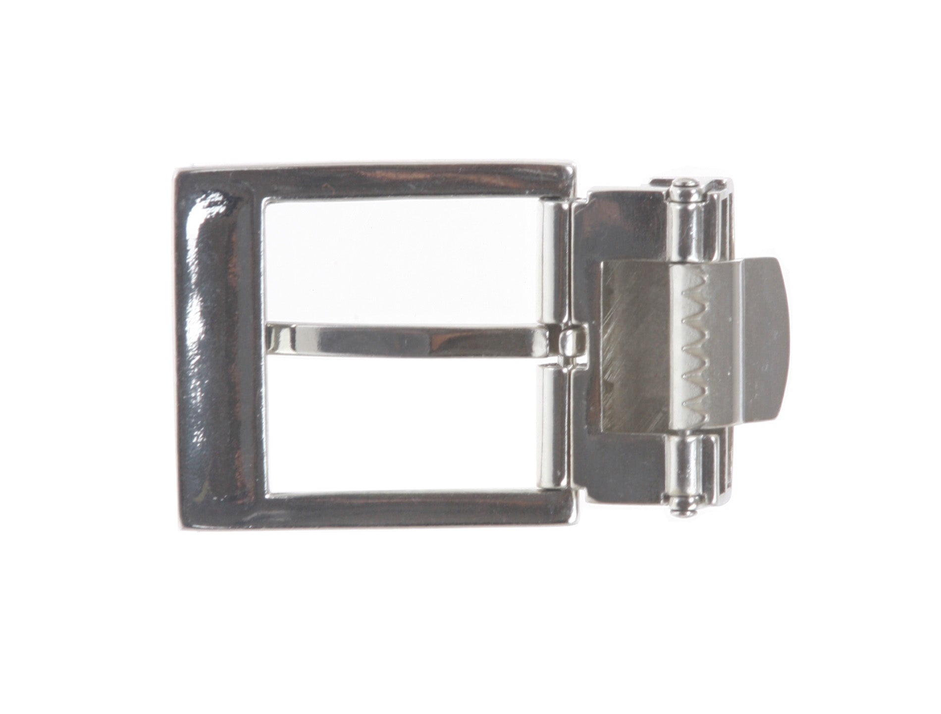 Men's Clamp on Buckle 1 1/4" (34 mm) Reversible Leather Belt