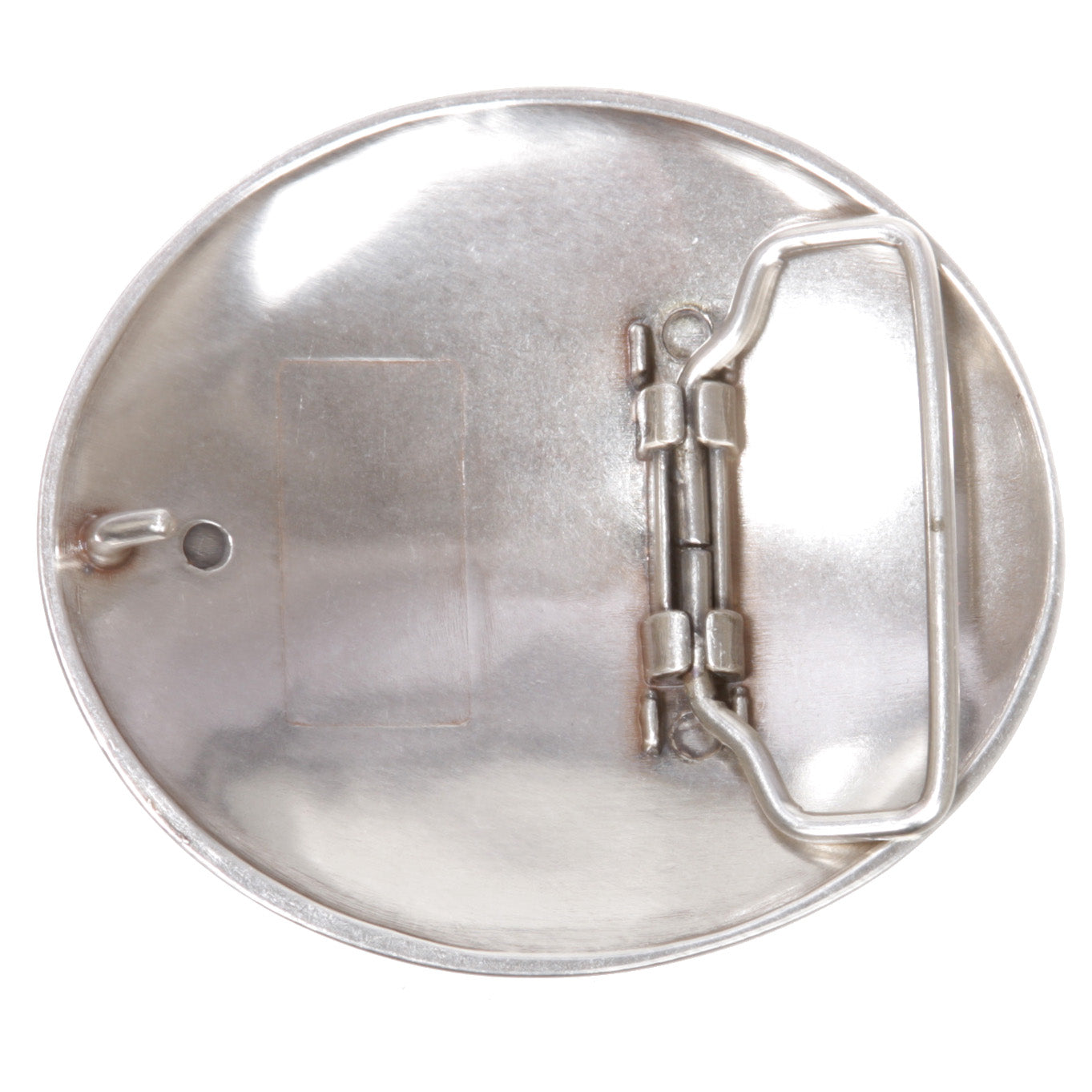 Western Oval Engraved Two Tone Belt Buckle - OnlineBelts