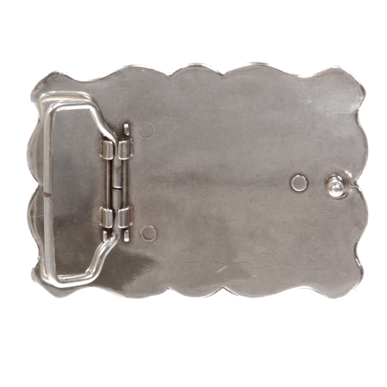 Rectangular Western Belt Buckle with Turquoise Stone - OnlineBelts