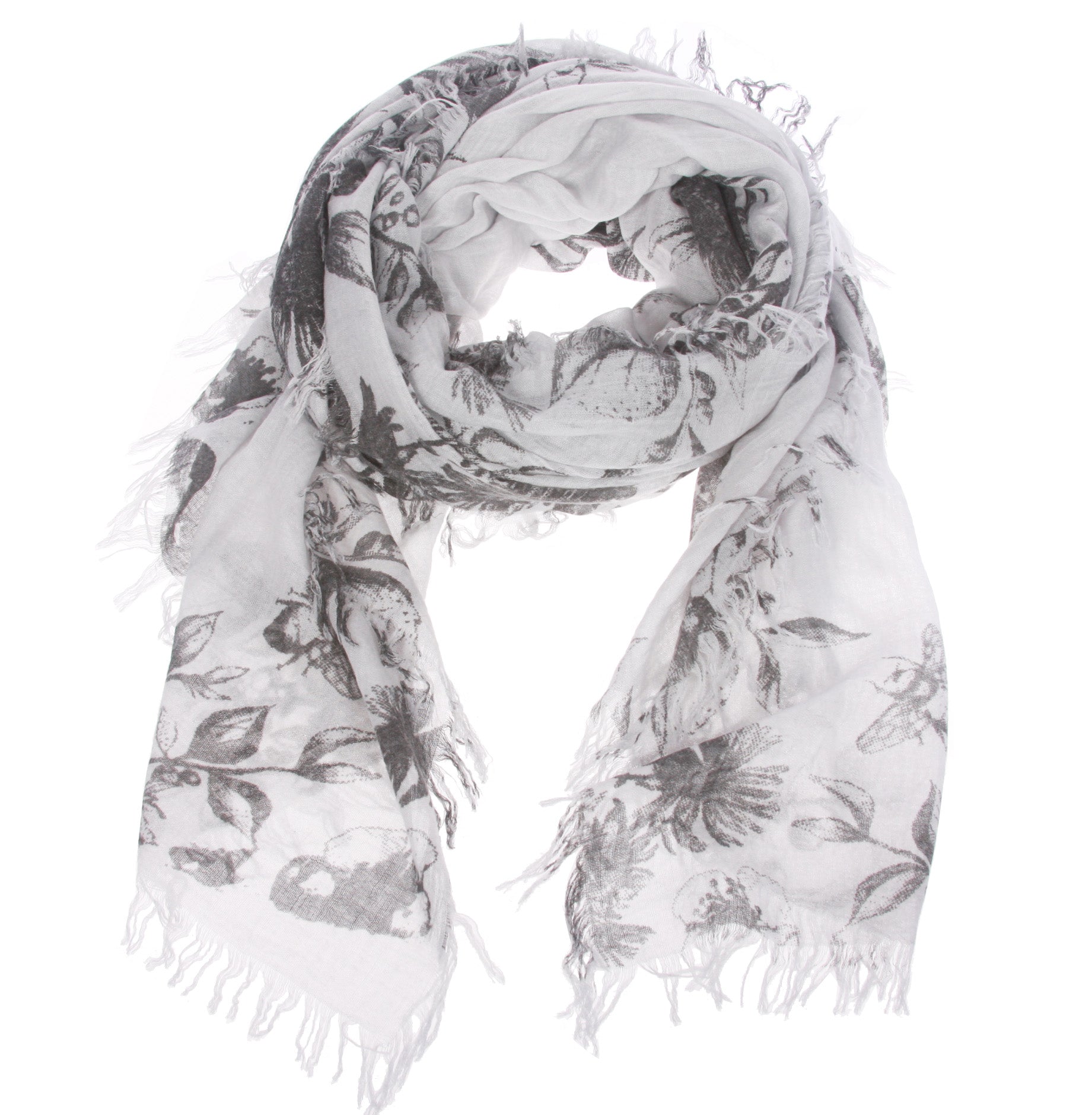 Womens Light Weight Wide Shawl Wrap cotton Scarf - OnlineBelts