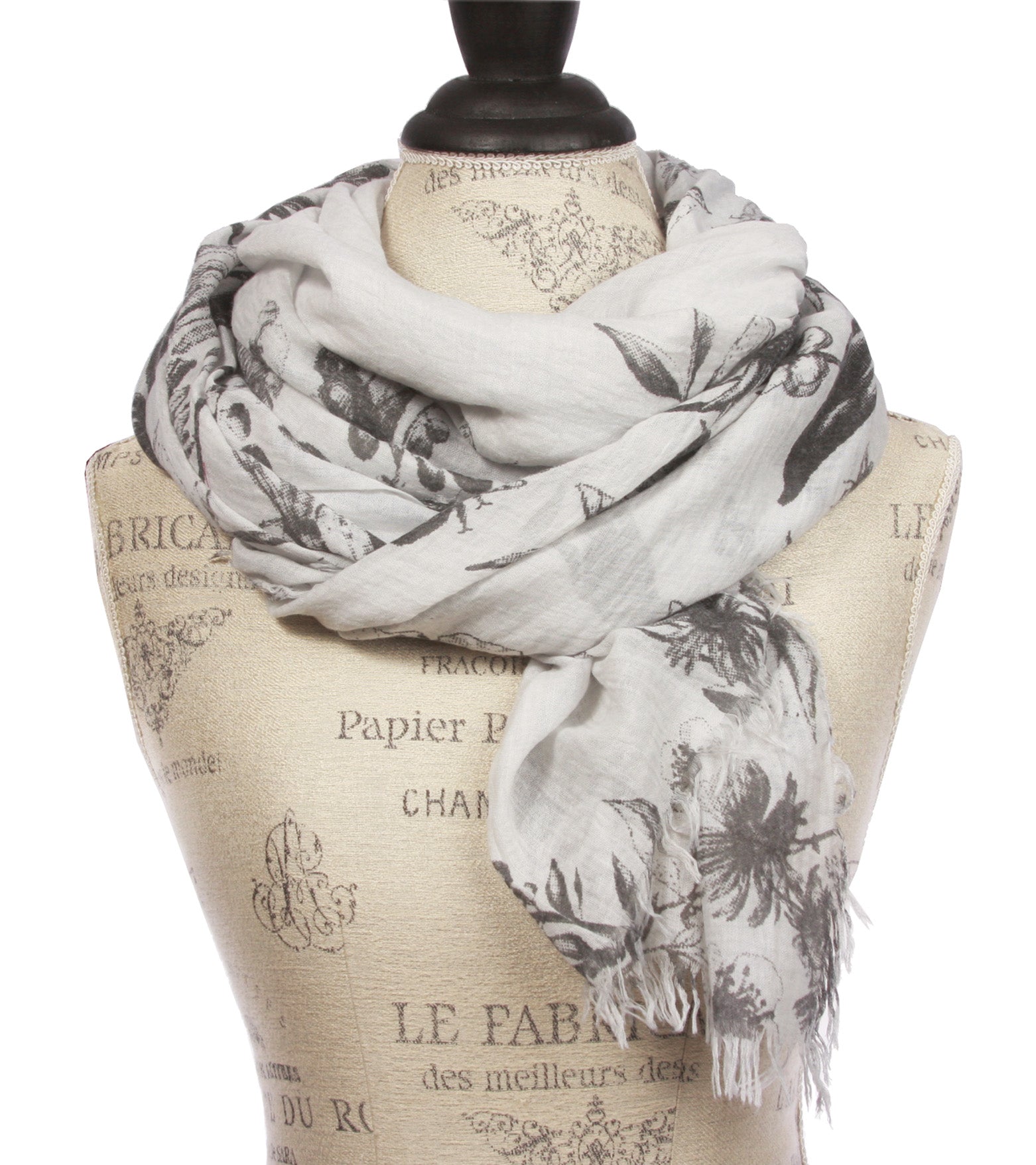 Womens Light Weight Wide Shawl Wrap cotton Scarf - OnlineBelts