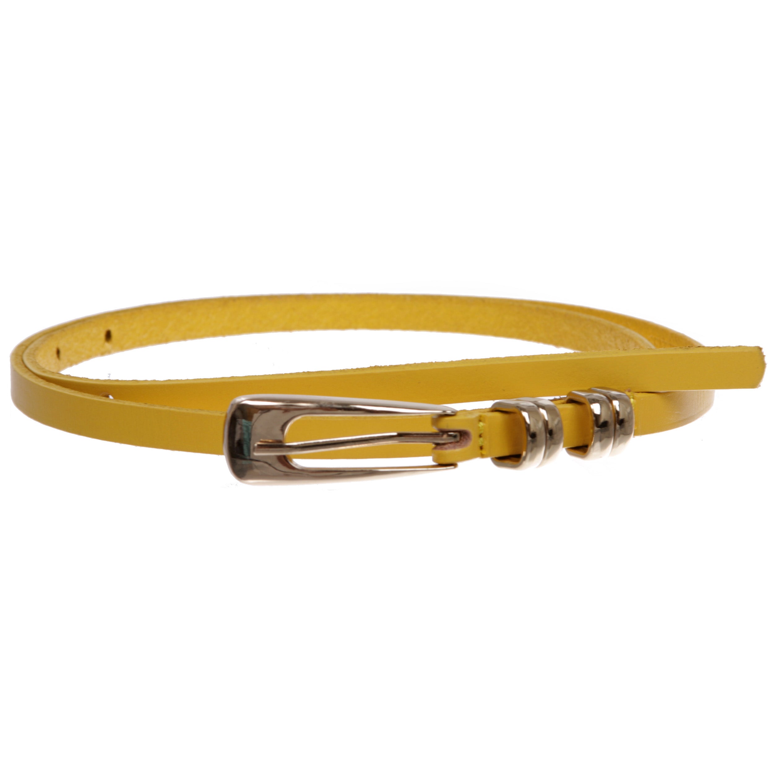 Women's 3/8" (9mm) Skinny Solid Leather Dress Belt - OnlineBelts