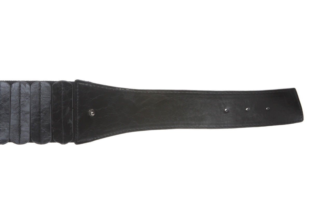 3" Wide High Waist Stretch String Tied Strap Fold For Closure - OnlineBelts