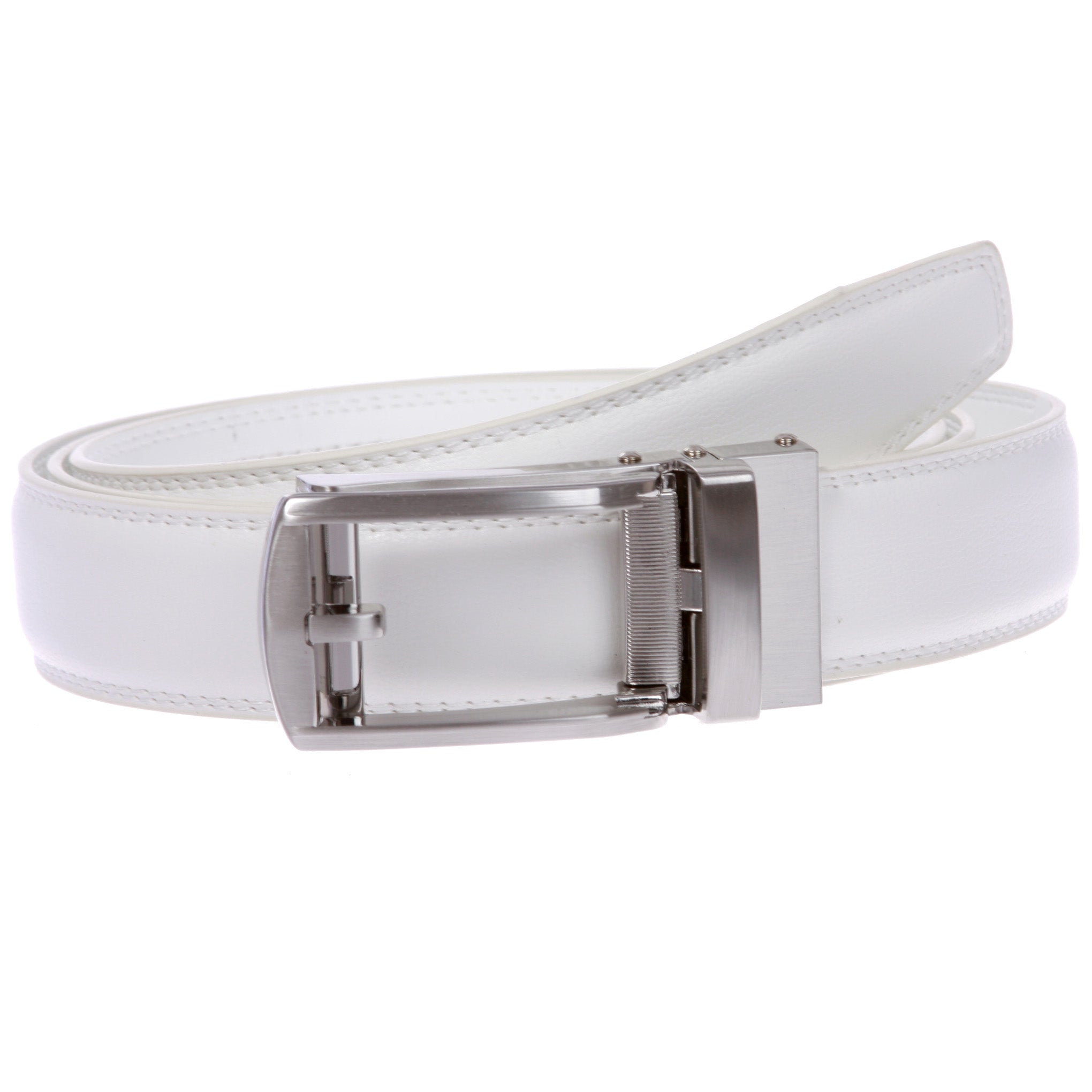 Men's Microfiber Adjustable Automatic Ratchet Slide Perfect Fit Belt - OnlineBelts