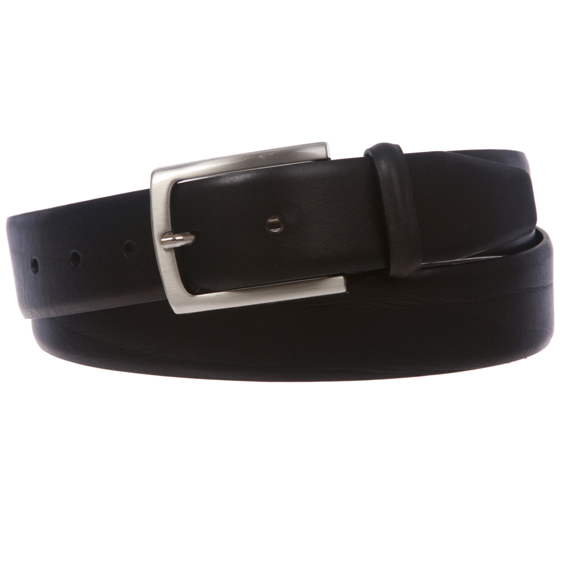 Men's Feather Edged Italian Leather Dress Belt - OnlineBelts