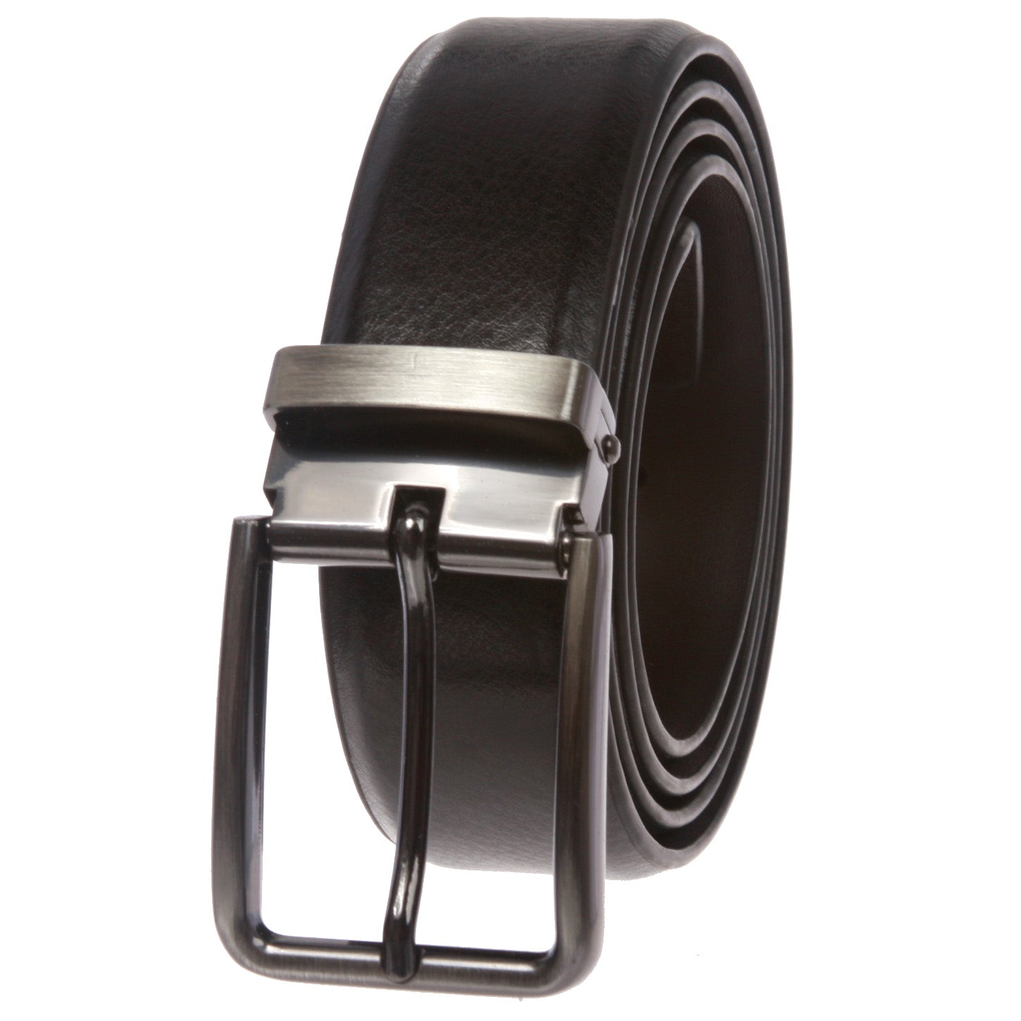 Men's One-Size-Fits-All Feather Edged Leather Dress Belt - OnlineBelts