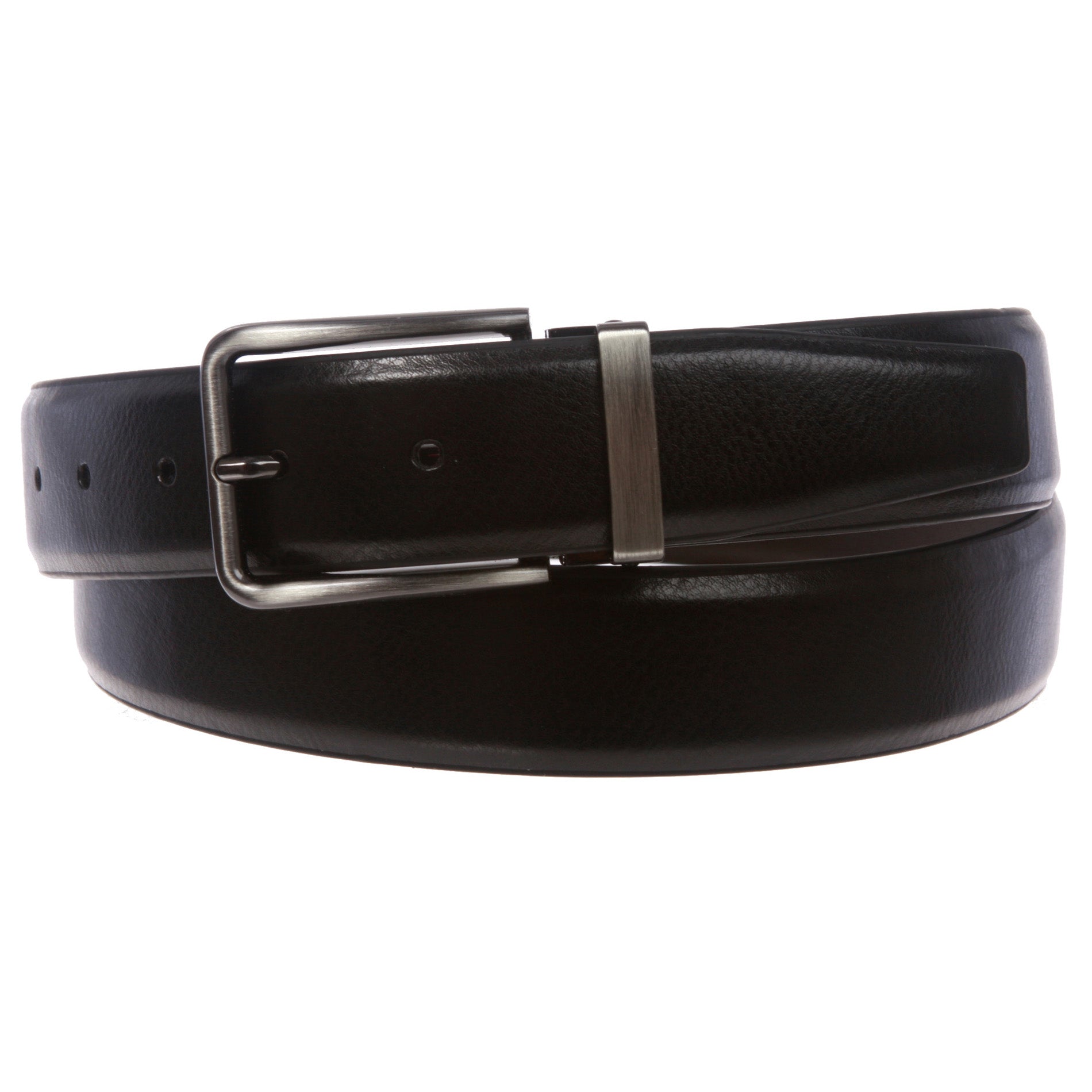 Men's One-Size-Fits-All Feather Edged Leather Dress Belt