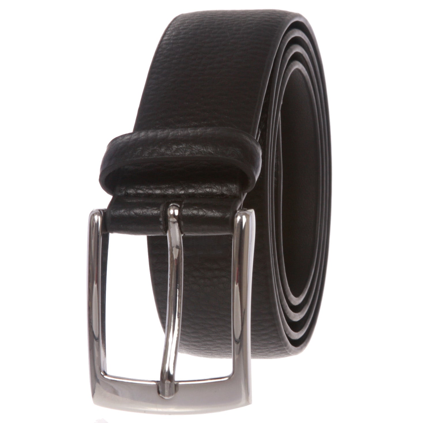 Men's 1 1/4" Feather Edged Leather Dress Belt - OnlineBelts