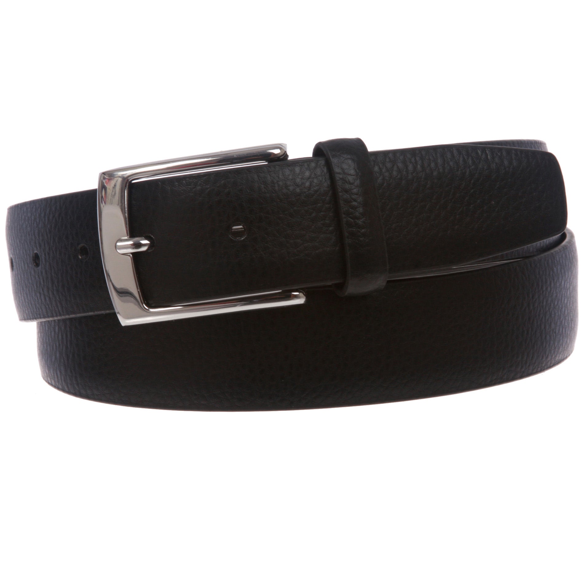 Men's 1 1/4" Feather Edged Leather Dress Belt - OnlineBelts
