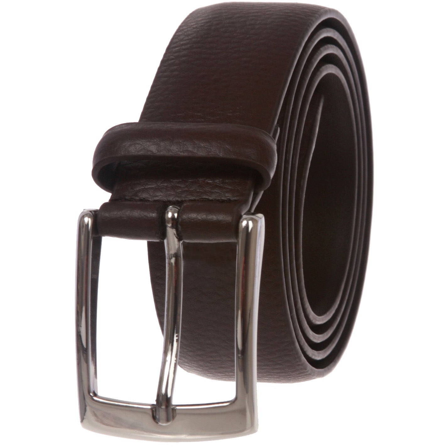 Men's 1 1/4" Feather Edged Leather Dress Belt - OnlineBelts